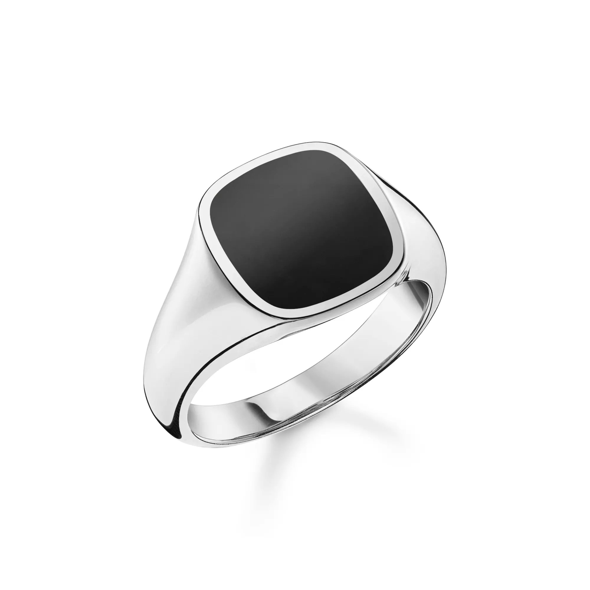 Thomas Sabo Ring Sterling Silber + Onyx schwarz
