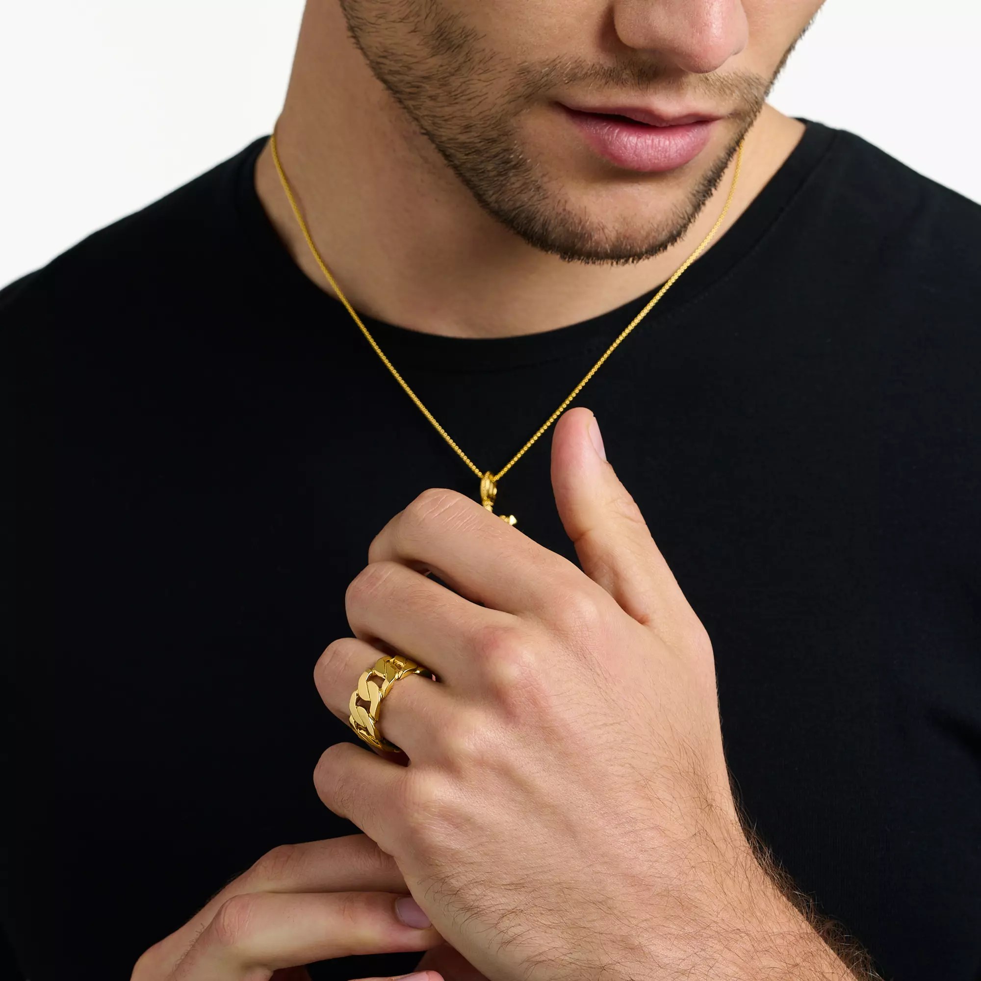 Thomas Sabo Ring - Sterling Silber verg. Gelbgold – Ansicht 3