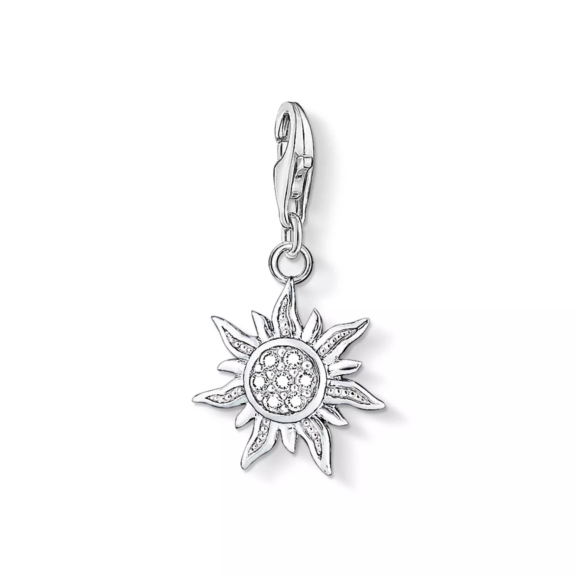 Thomas Sabo Sonne charms - Sterling Silber - Zirkonia