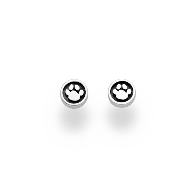 DUR Ohrringe Ohrstecker Lucky Dog - Sterling Silber – Ansicht 2