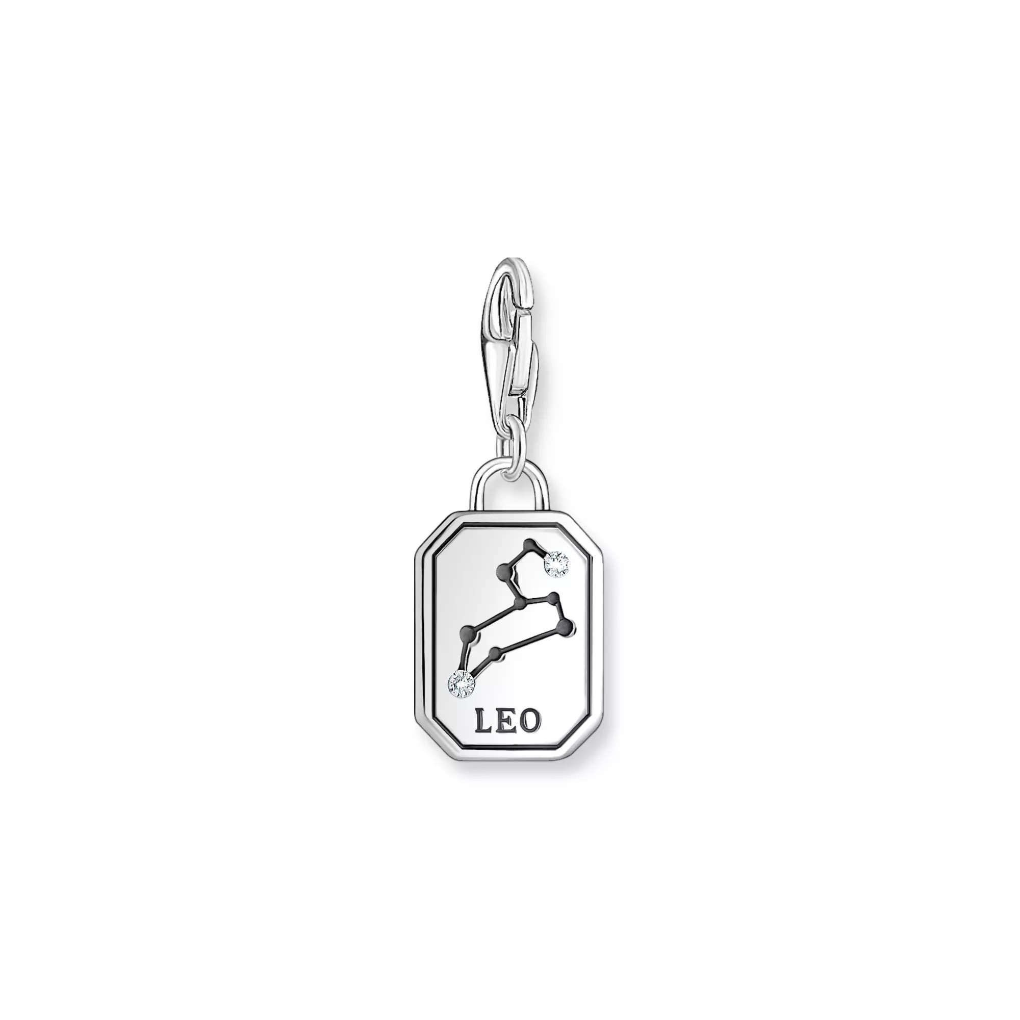 Thomas Sabo Charm-Anhänger - Sternzeichen Löwe - Silber gesch. & Zirkonia – Ansicht 2