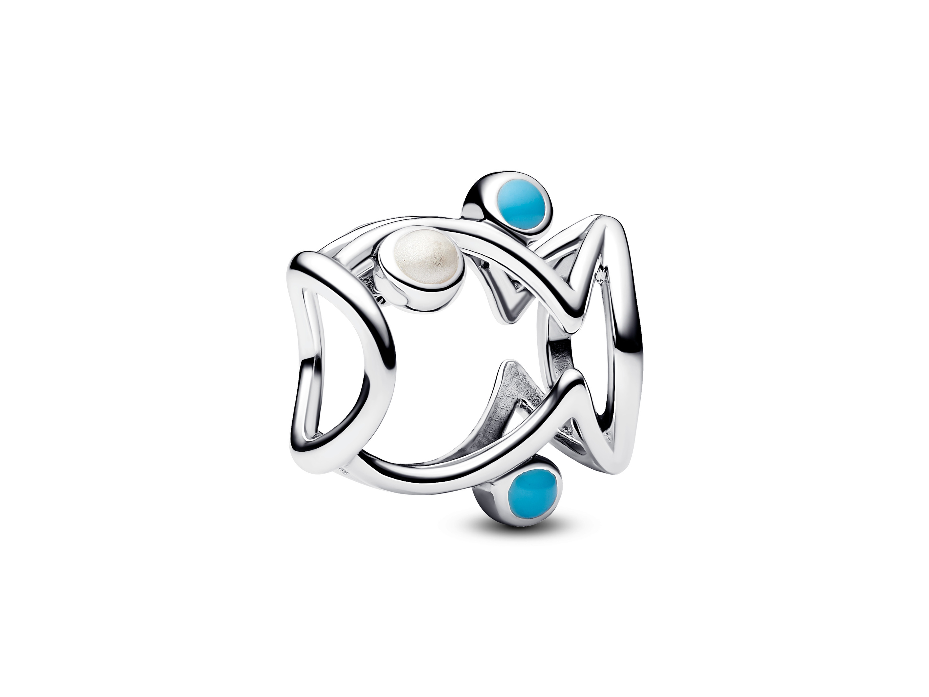 Pandora 793819C01 - Offen gearbeiteter Fisch Charm - Sterling Silber