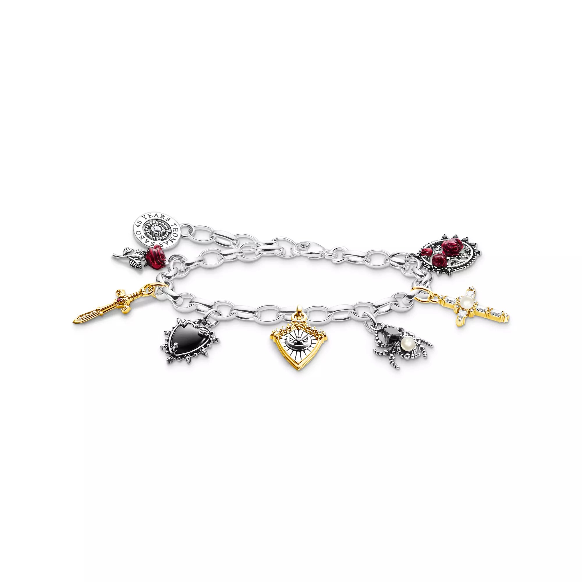 Thomas Sabo True Romance Armband - Bunt - Silber + Süßwasserzuchtperle + Zirkonia - 19 cm – Ansicht 2