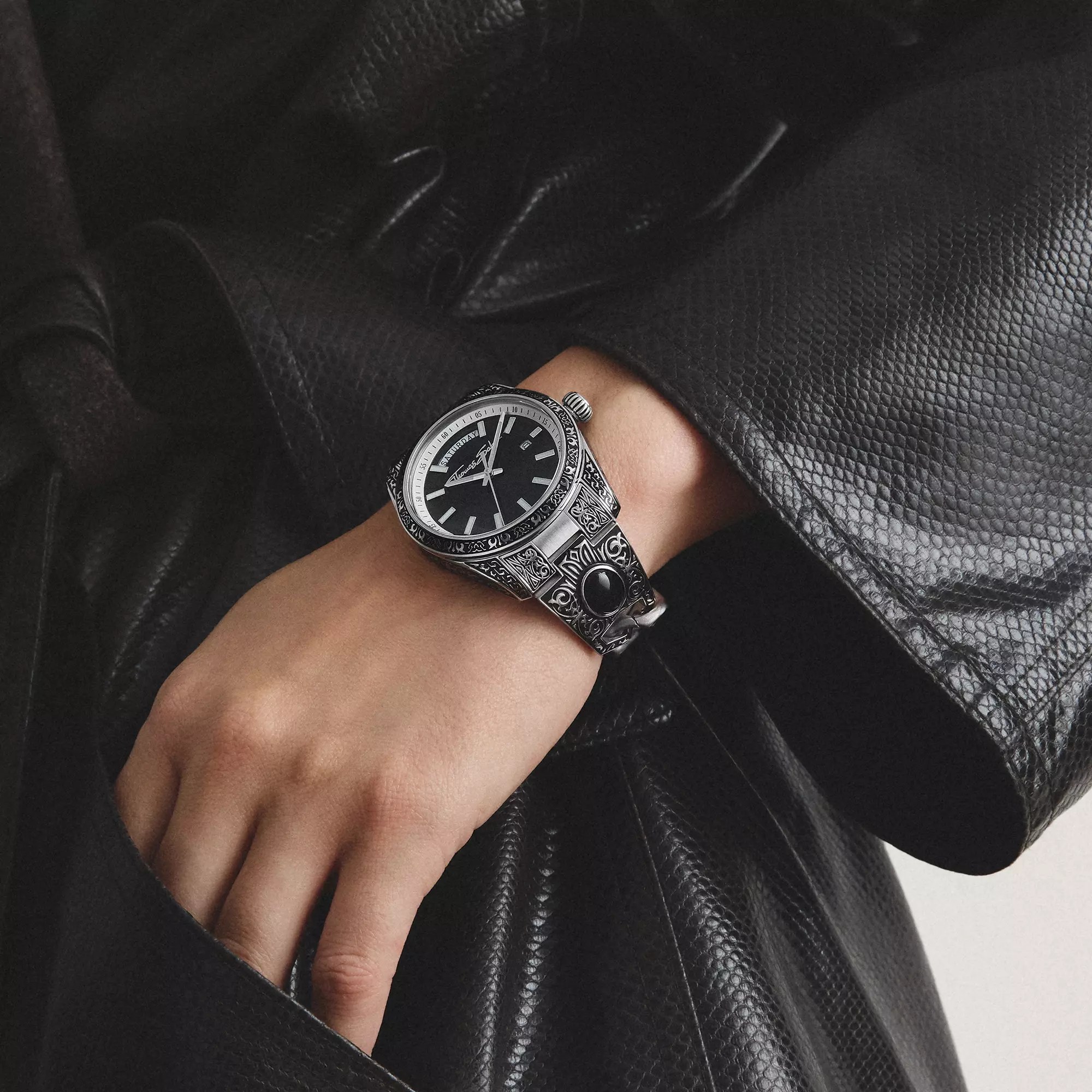 Thomas Sabo Uhr WA0457-201-203 Western-Ornamente - Edelstahl - 40 mm – Ansicht 5
