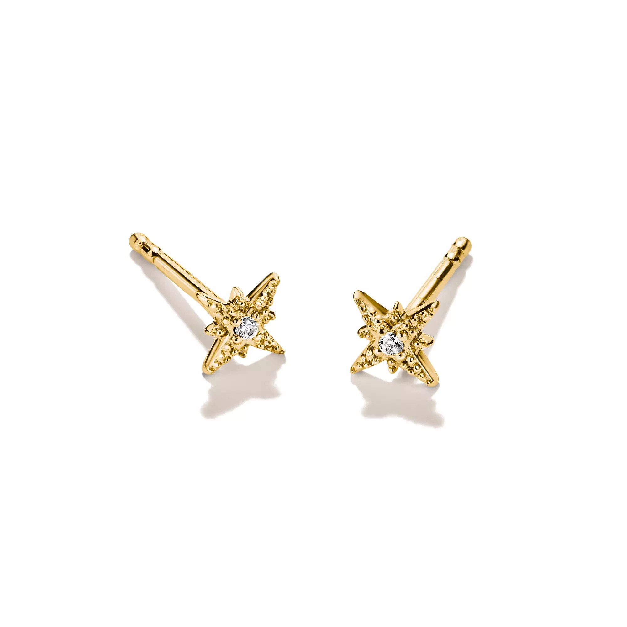 Thomas Sabo Ohrstecker Stern - 18k Gelbgold Vergoldung - Zirkonia – Ansicht 2