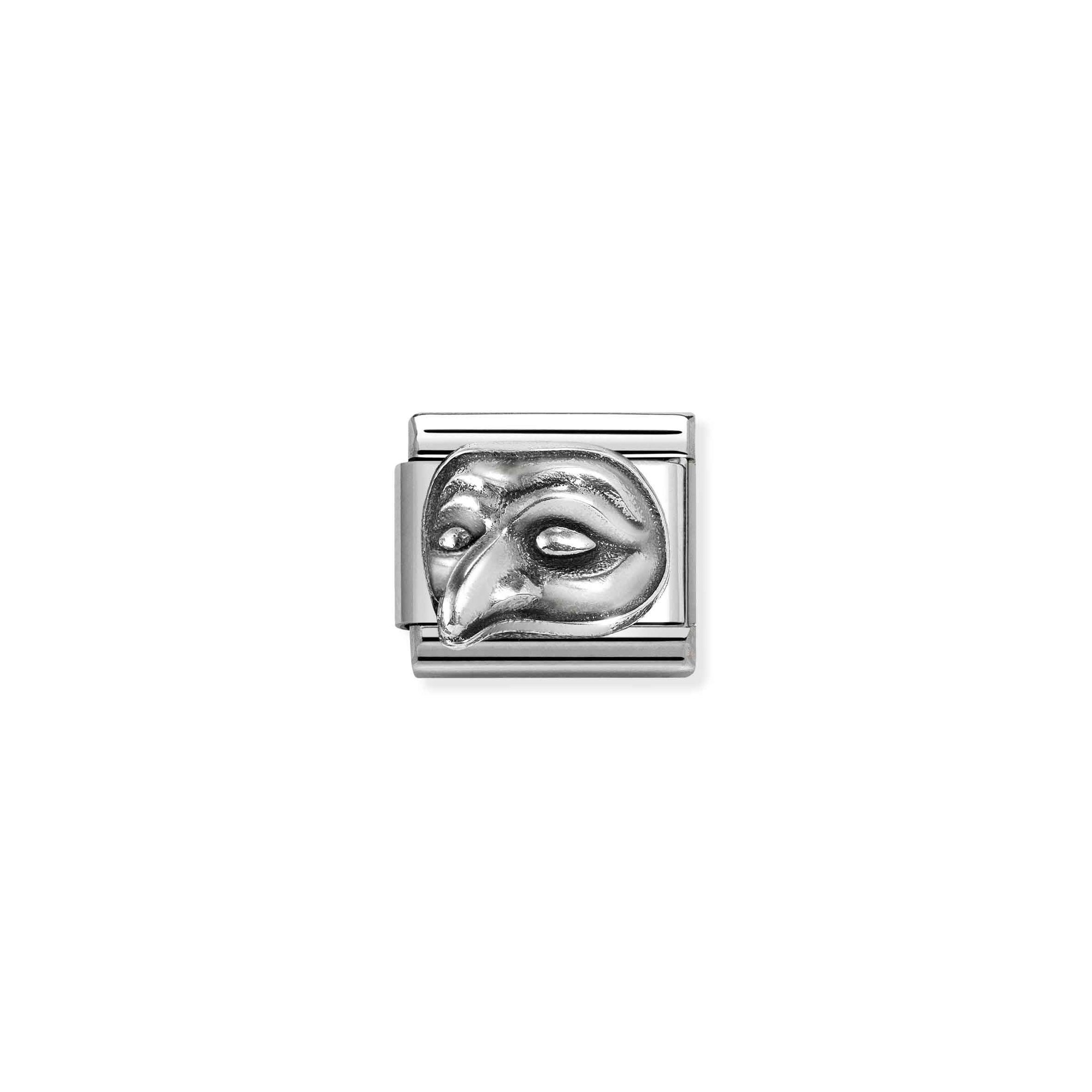 Nomination Composable Classic Charm Maske - Edelstahl, Sterling Silber
