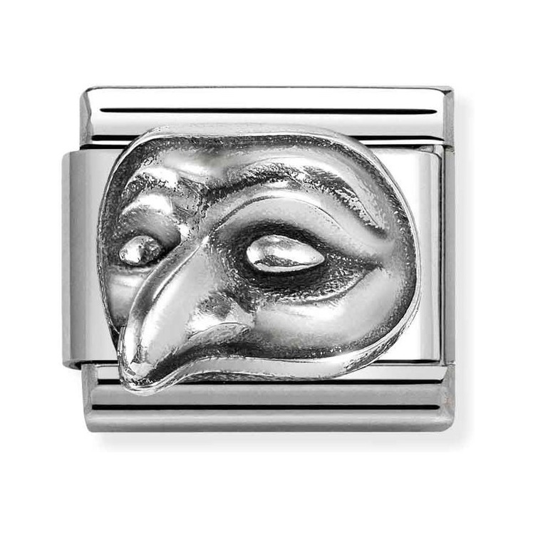 Nomination Composable Classic Charm Maske - Edelstahl, Sterling Silber