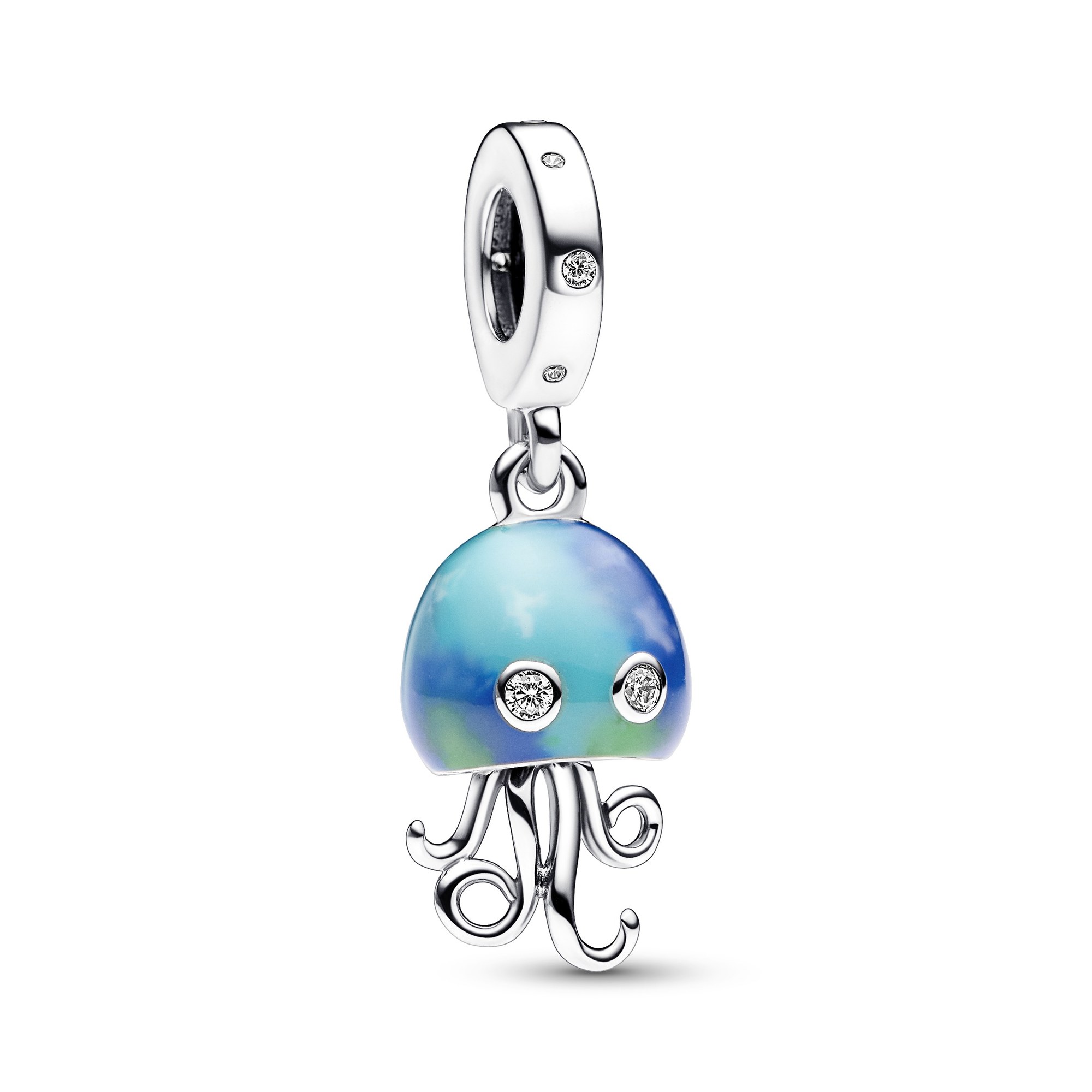 Pandora Farbwechselnde Qualle Charm-Anhänger - Sterling Silber