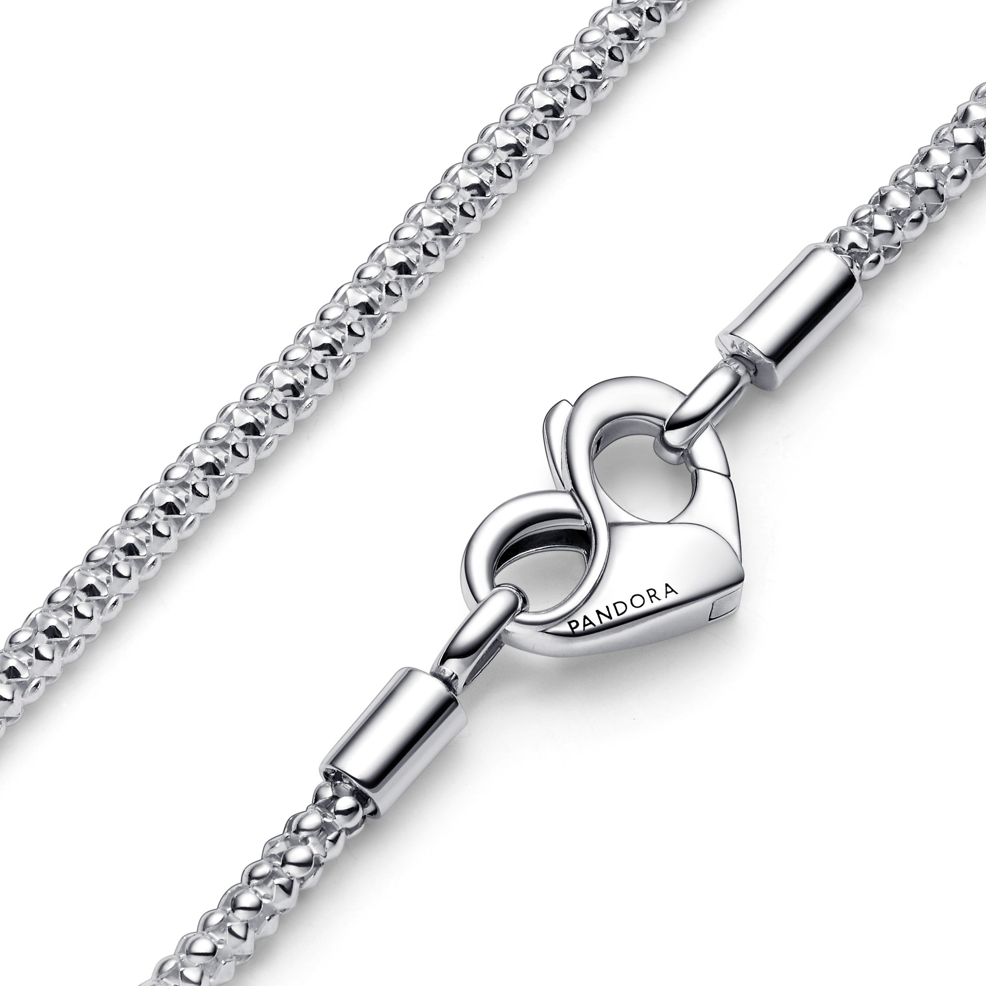 Pandora Kette - Kette - Herz-Karabiner Verschluß - Silber - 45 cm Ansicht 2 – Ansicht 2