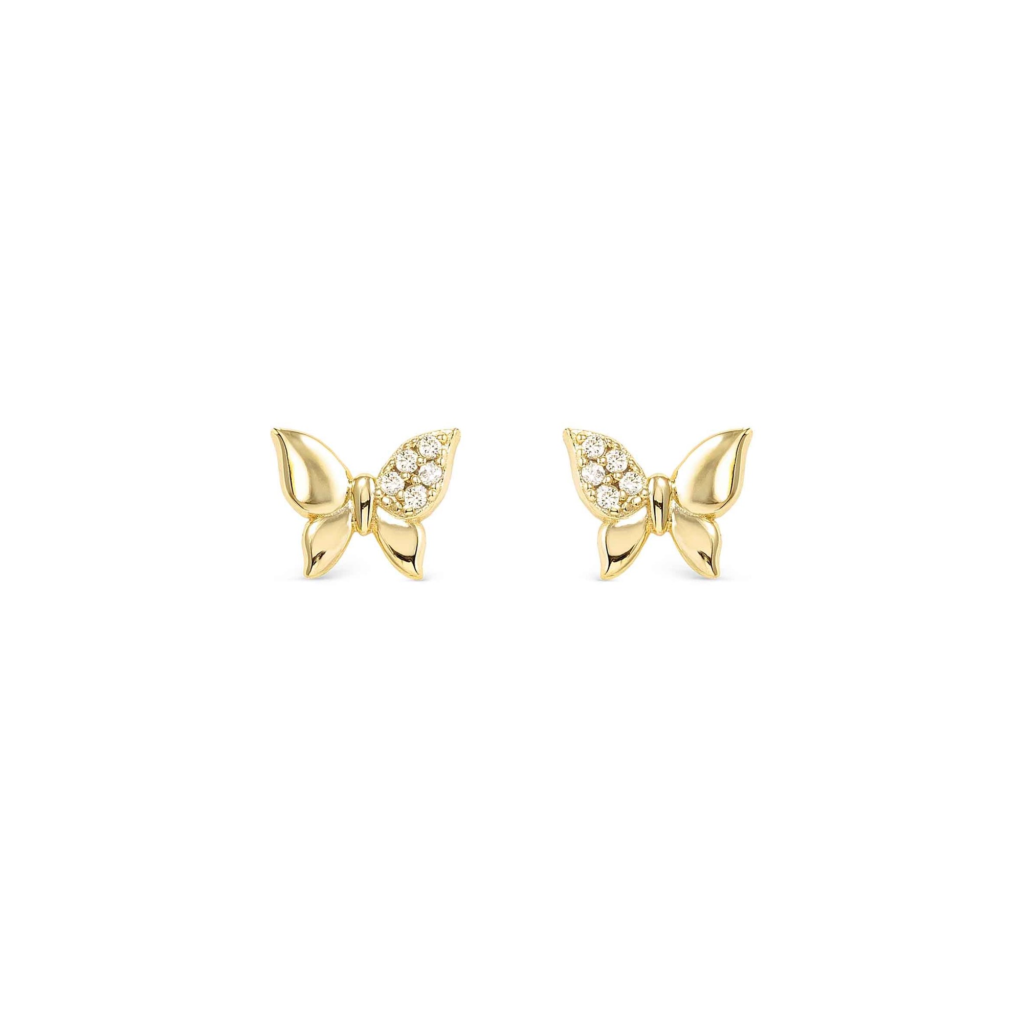 Nomination Petit Sparkle - Sterling Silber Ohrstecker - Schmetterling - weiß rhodiniert - Zirkonia – Ansicht 5