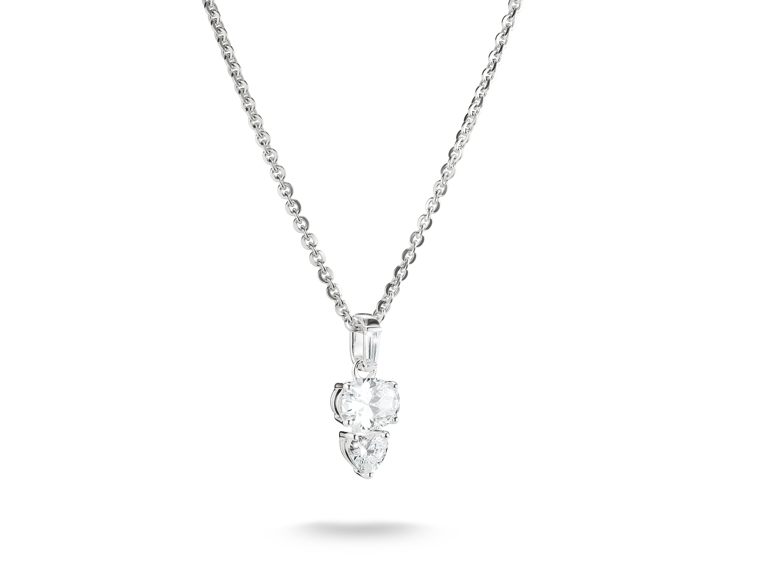 Thomas Sabo KE2363-051-14-L45V Bold Elegance Kette 40 - 45 cm - Sterling Silber & Zirkonia - Weiß