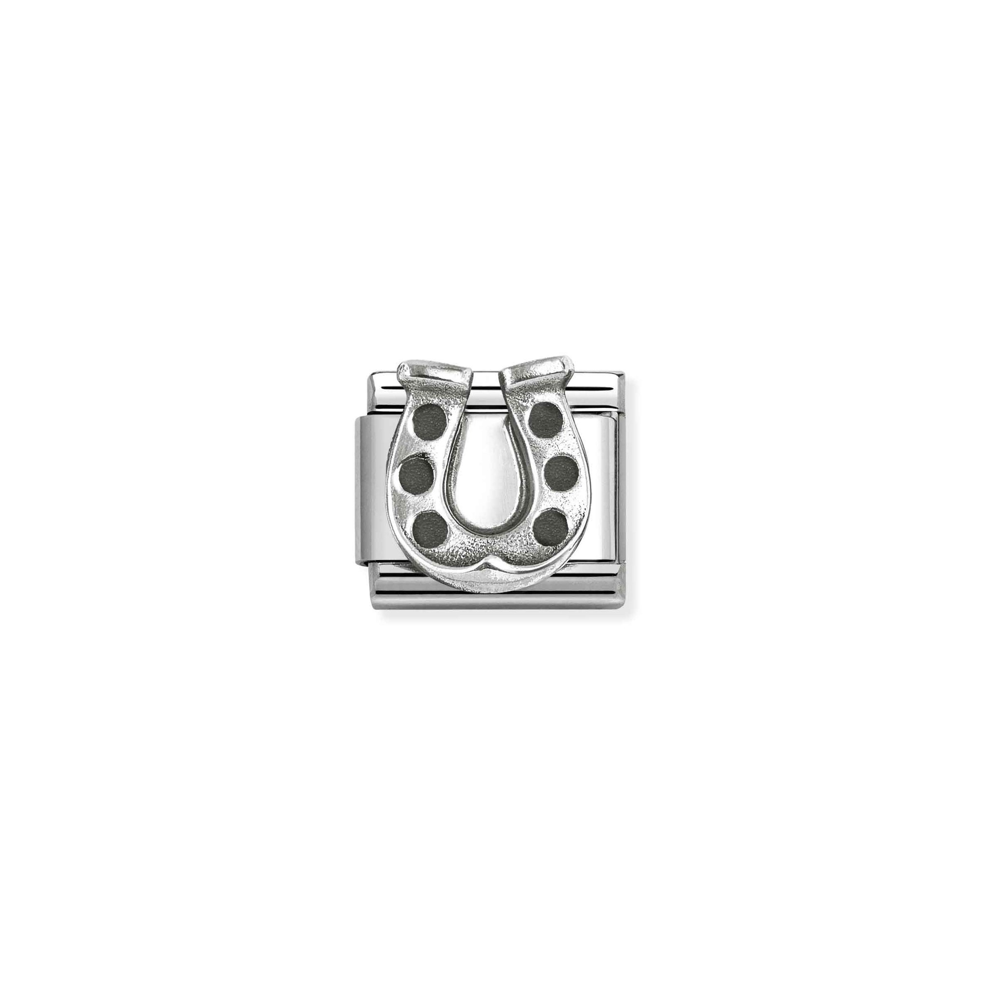 Nomination Classic Sterling Silber charm - Hufeisen 1 - nach oben offen – Ansicht 2
