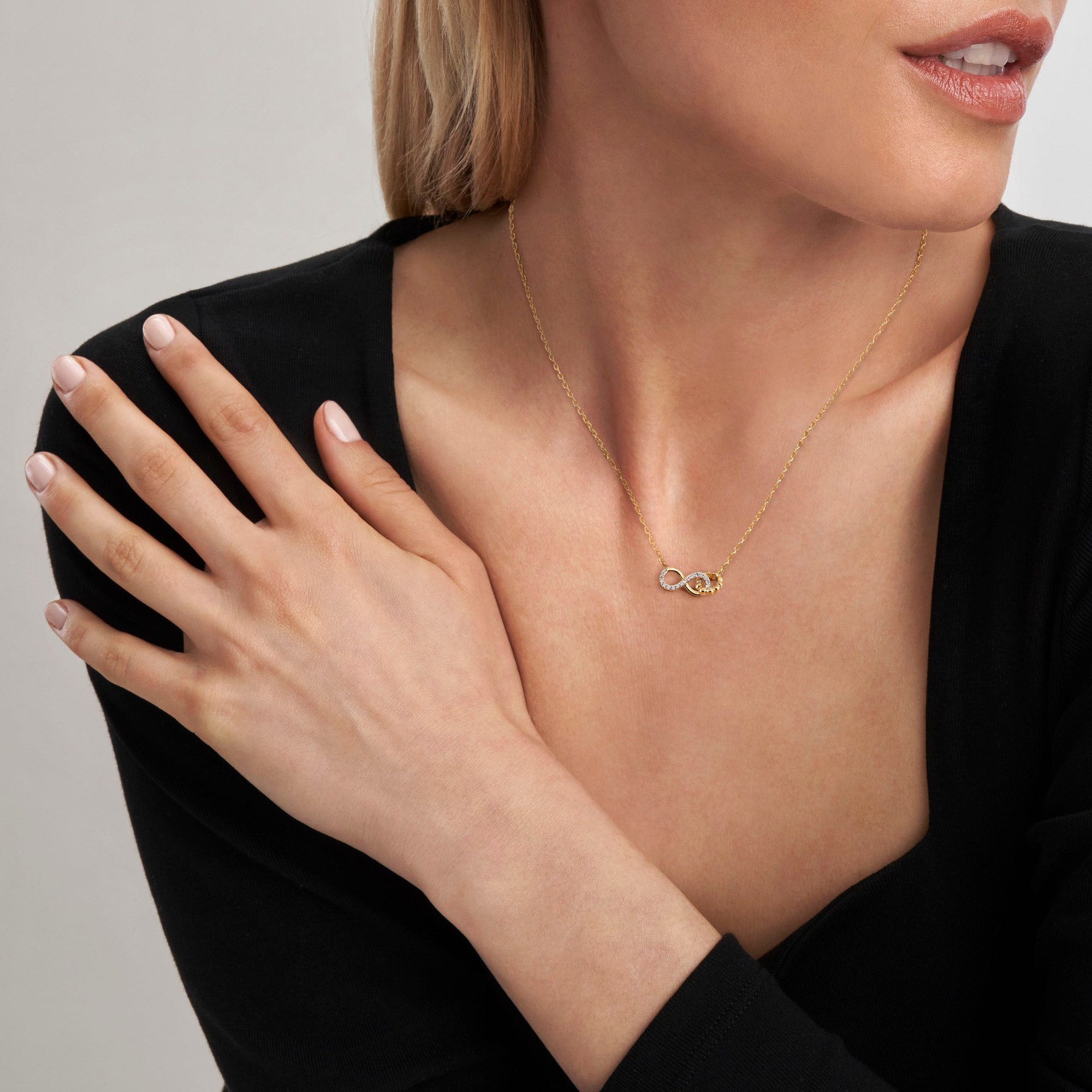 Nomination LoveCloud - Kette - Infinity - Sterling Silber rhodiniert - 40-46 cm – Ansicht 2