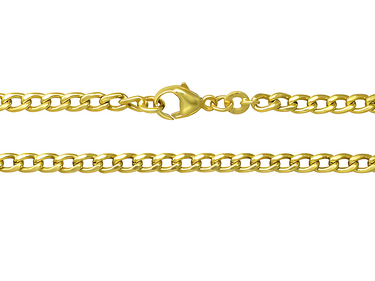 Gold Kette Panzer 333 Gold 40,5 cm, Hersteller Juwelier Harnisch, geeignet für Längen bis 40 cm, hochwertig verarbeitet mit sicherem Verschluss.