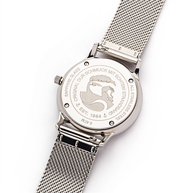 DUR Uhr Küste Lavasand - DW016 - Edelstahl - 40 mm – Ansicht 2
