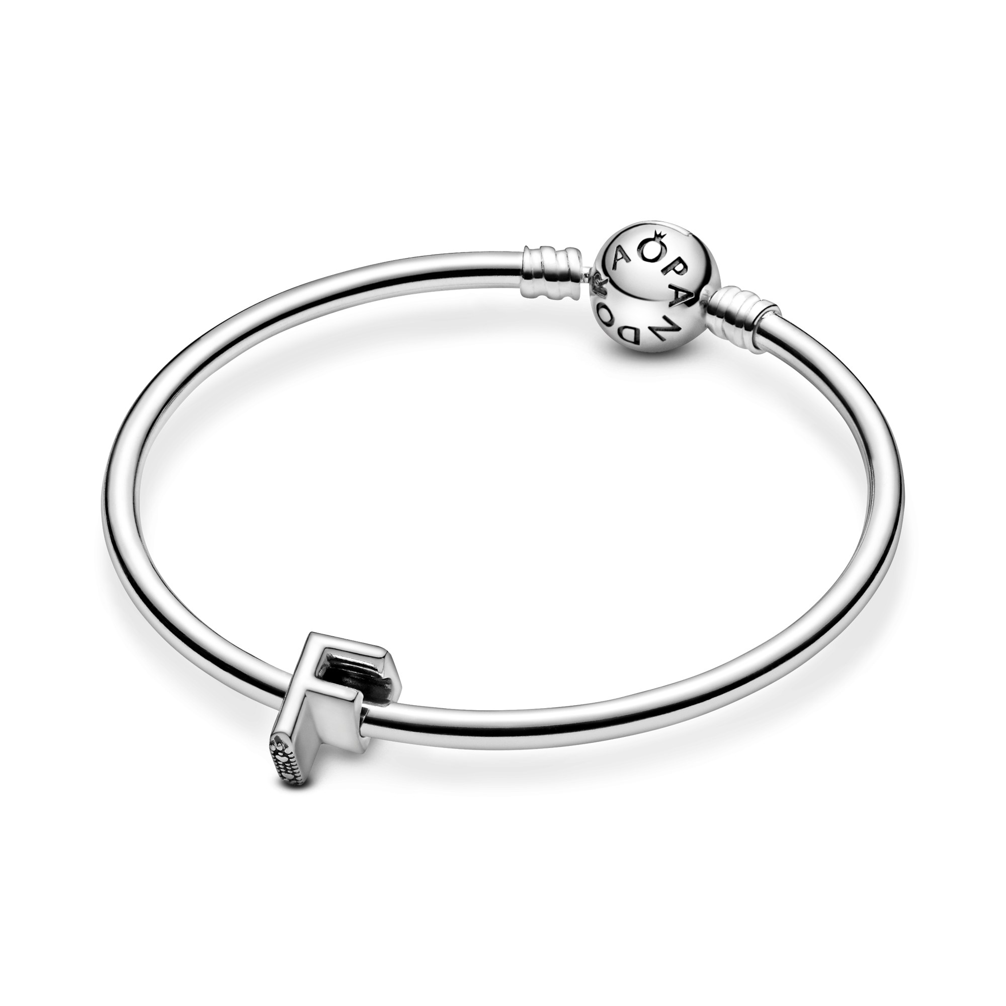 PANDORA Charm - Buchstabe F - Letter F - 925 Sterling Silber – Ansicht 5