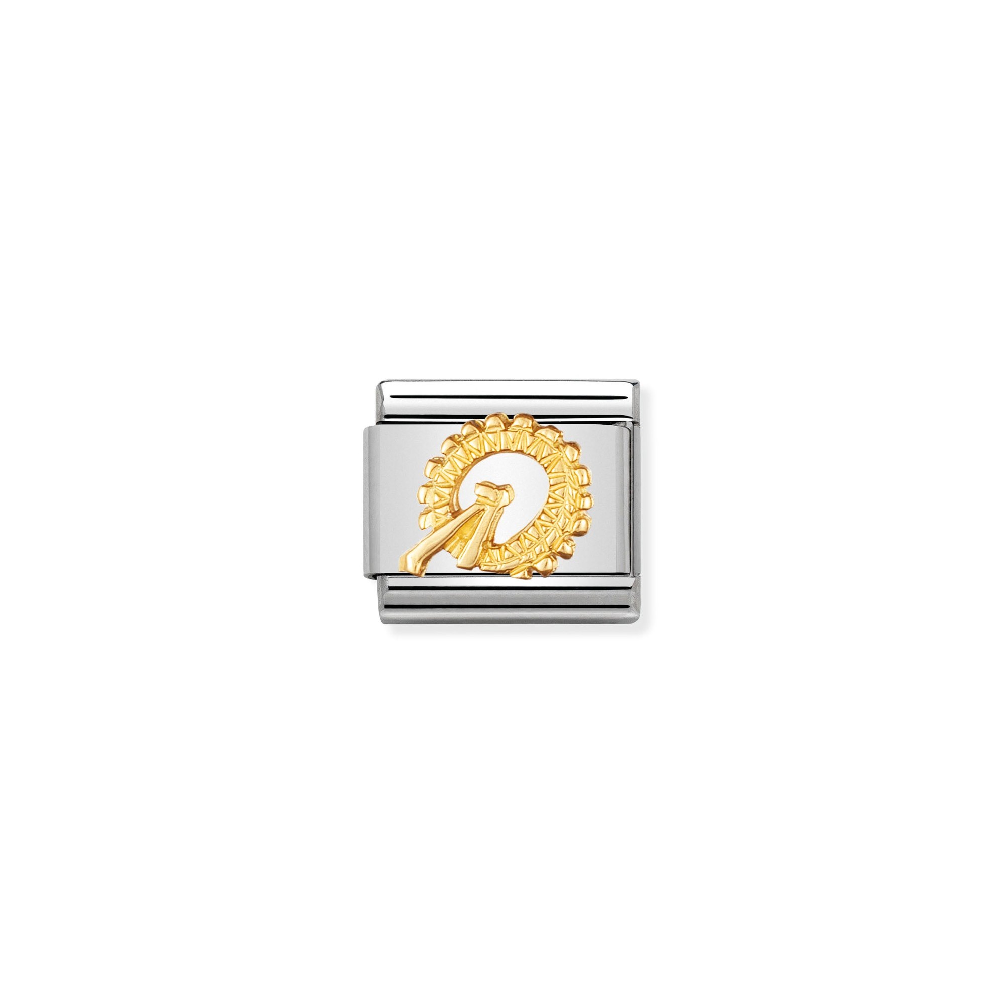 Nomination Composable Classic Charm London Eye - Edelstahl, Gold 750 Gelbgold
