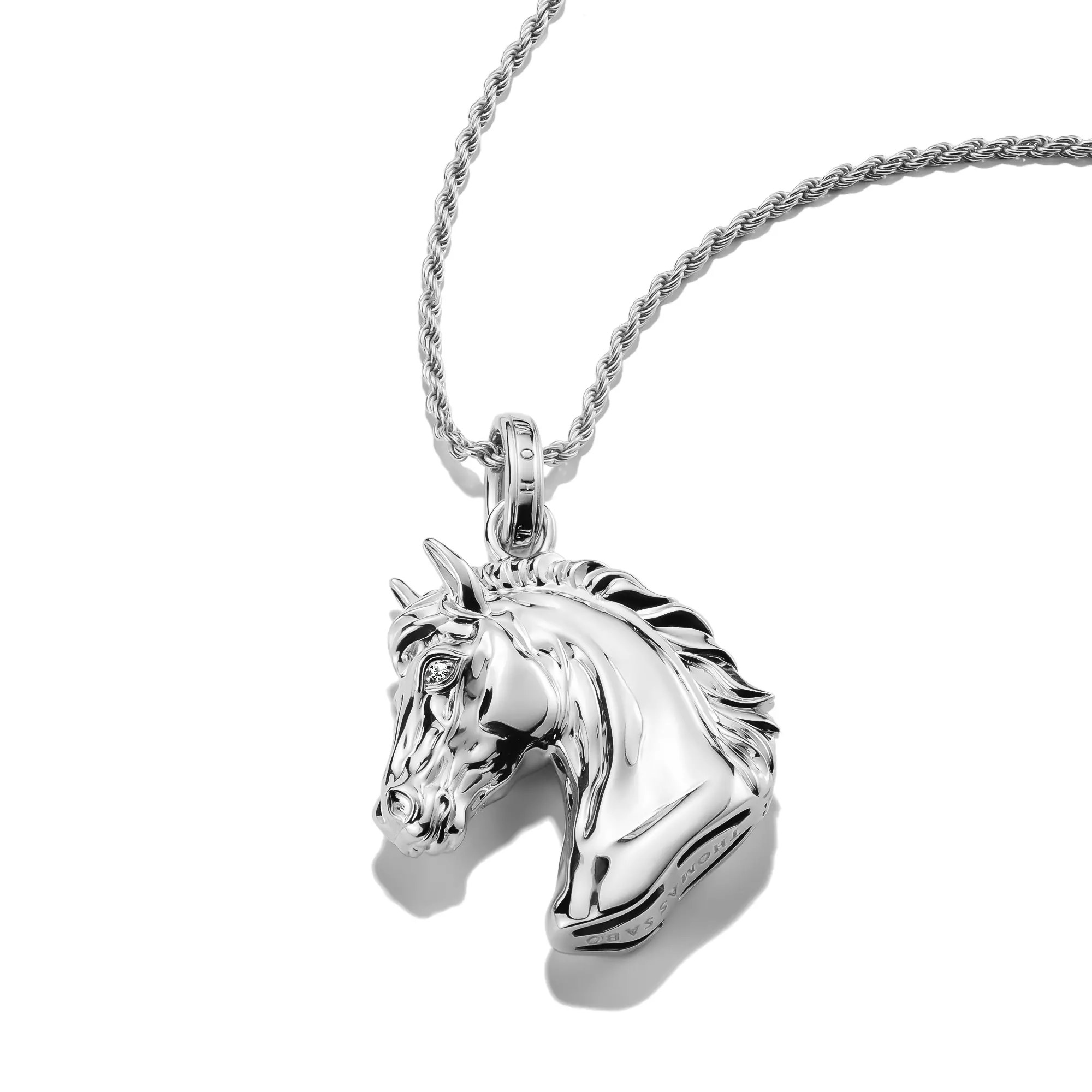 Thomas Sabo ELYNDRA Kette 50 cm - Sterling Silber geschw. & Zirkonia - Silberfarben – Ansicht 3