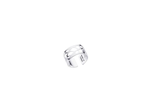 Silberner Ring von Les Georgettes in der Größe 52-54 mit einem modernen, filigranen Design und 12 mm Breite, ideal für stilvolle Akzente.