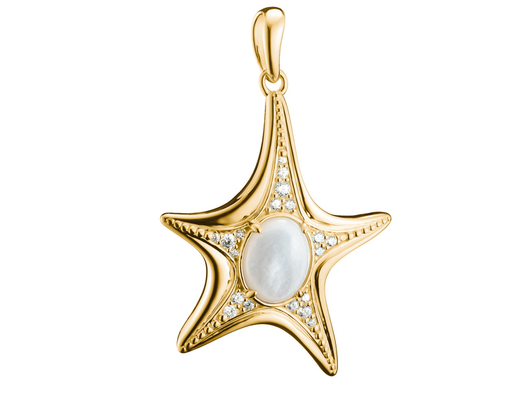 Thomas Sabo Deep Sea - PE1008-M01-14 - Anhänger - 18K Gelbgold-Vergoldung