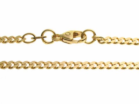 Goldkette 50 cm - Gold 585 Panzerkette - 3,4 mm von Juwelier Harnisch, mit robustem Verschluss, bis 55 cm erweiterbar. Stilvolles Schmuckstück für jeden Anlass.