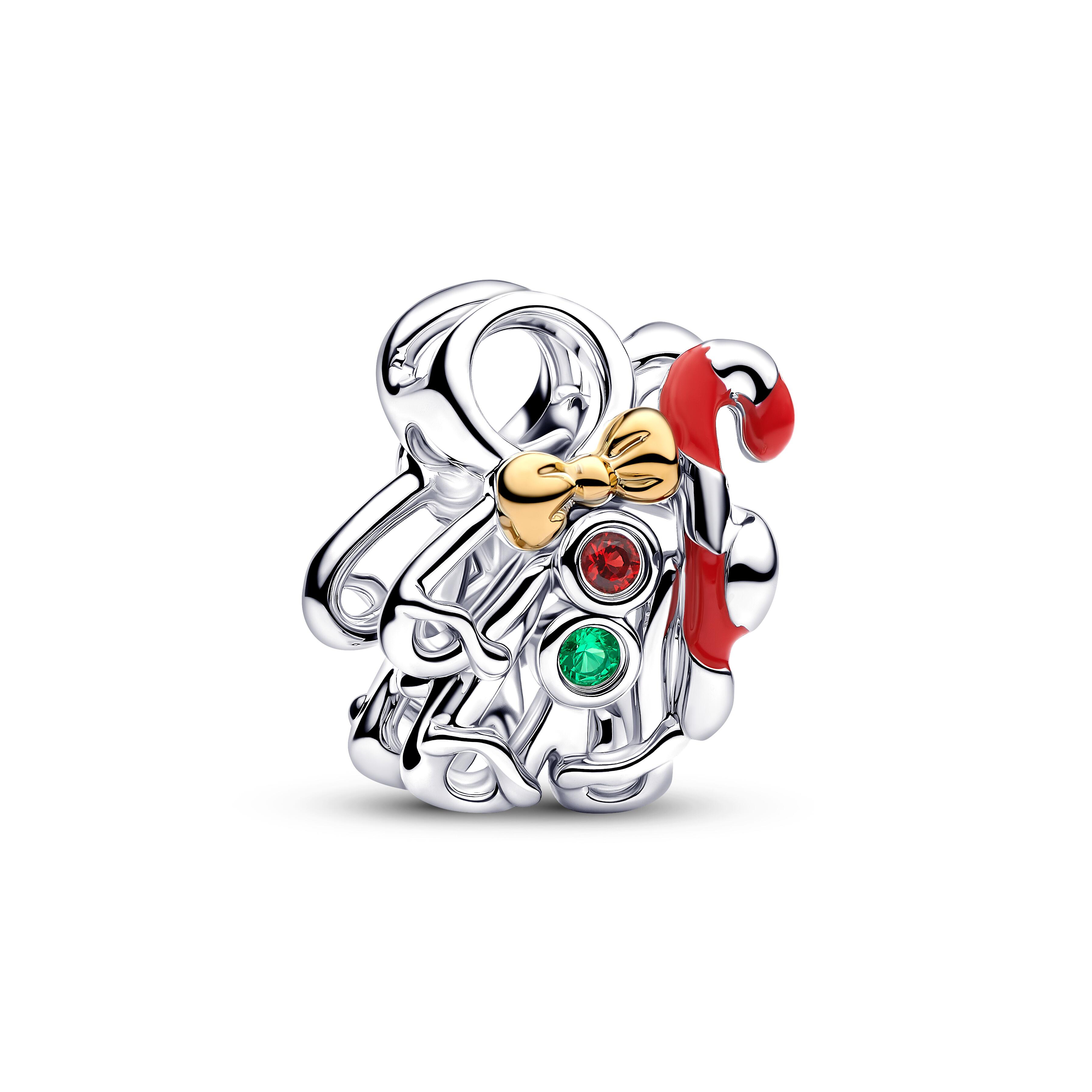 Pandora Moments - Charm Lebkuchenmann - Sterling Silber bicolor - 764975C01