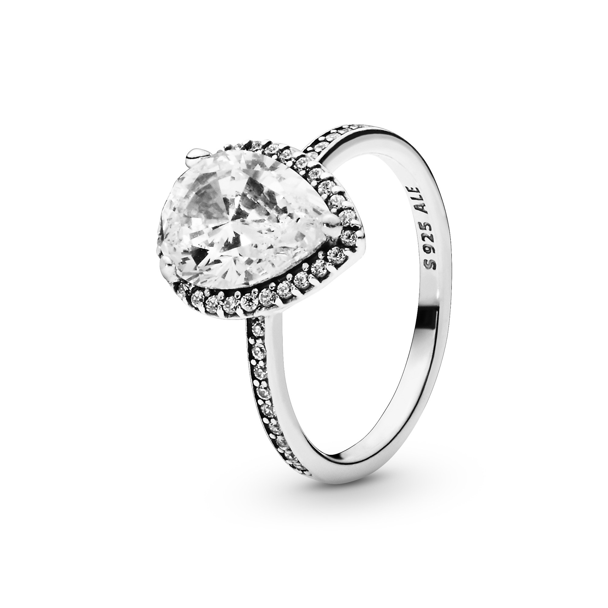 PANDORA Strahlender Tropfen - Ring Silber