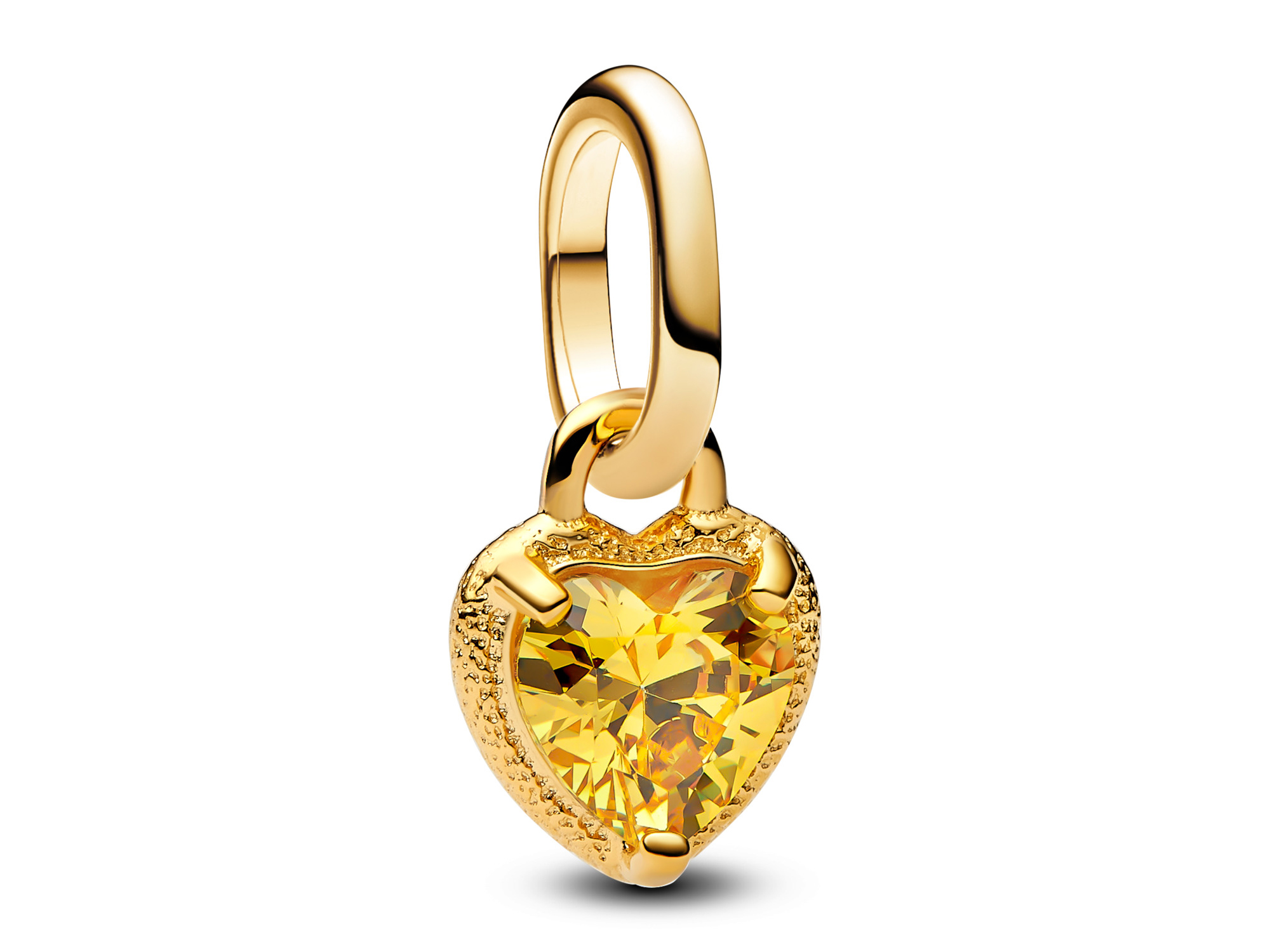Pandora ME 763862C01 - Mini - Charm Herz - Gelbgold Vergoldung 