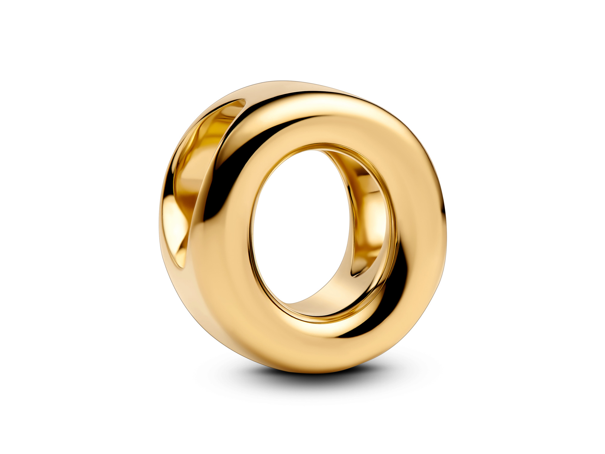 Pandora 763961C00 Buchstabe O - Alphabet - Gelbgold Vergoldung