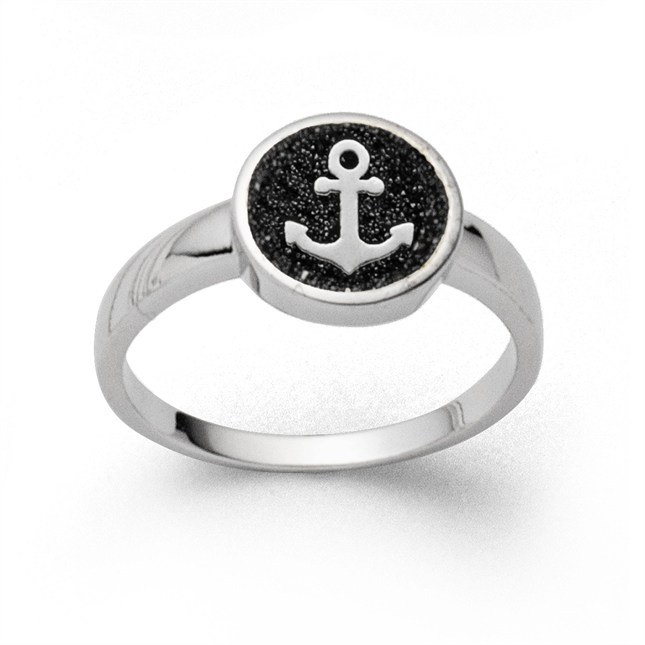 DUR Schmuck - Sterling Silber Ring Hoffnung 2.0 Lavasand - Lavasand – Ansicht 3