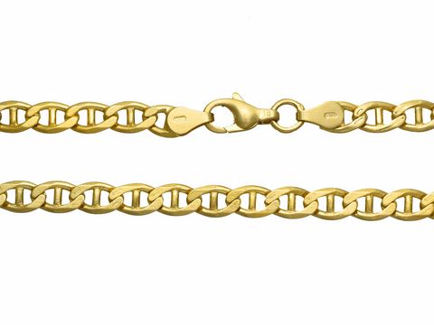 Gold Kette aus 333 Gold im Stäbchenpanzer Design, Länge 50,5 cm, Hersteller Juwelier Harnisch, geeignet für Größen bis 55 cm. Hochwertige Verarbeitung und elegantes Aussehen.