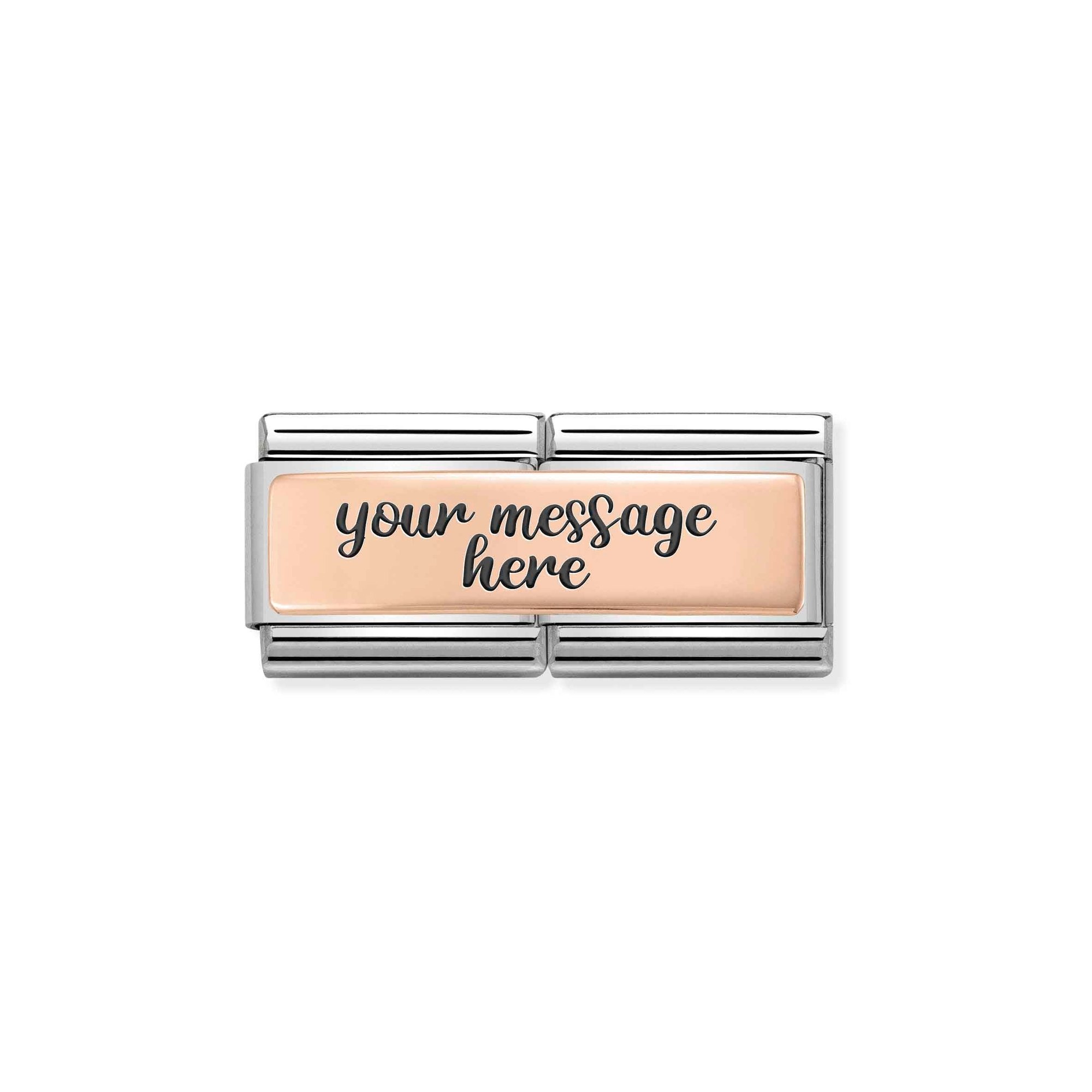 Nomination - 430710 01 - Composable DOUBLE Classic - Glatte Plakette – Ansicht 4