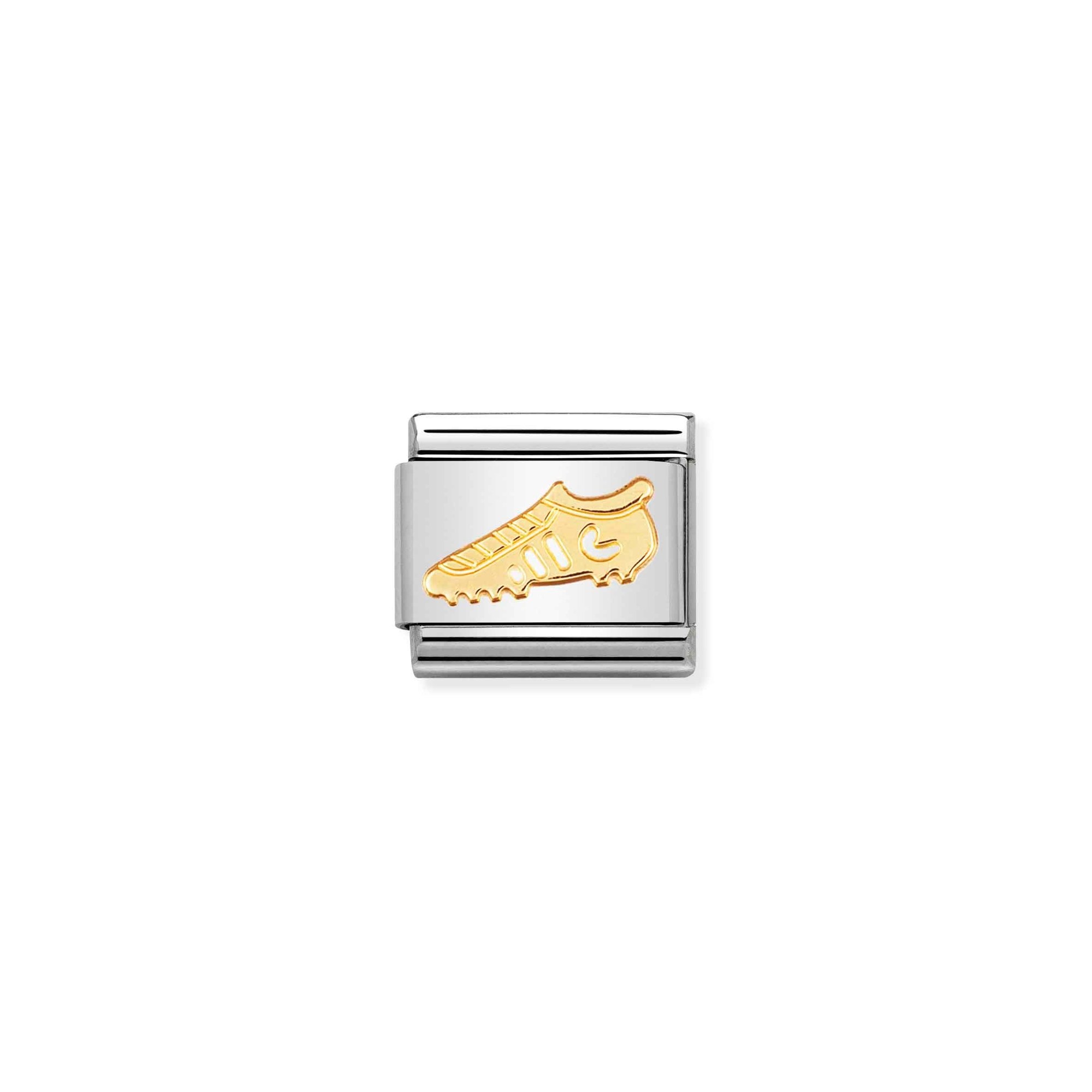 Nomination Composable Classic Charm Fußballschuhe - Edelstahl, Gelbgold