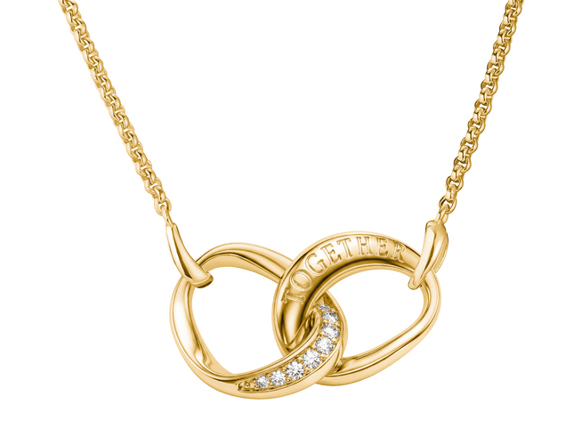 Thomas Sabo Together - KE2380-M01-14-L45V - Halskette - 45 cm - 18K Gelbgold-Vergoldung