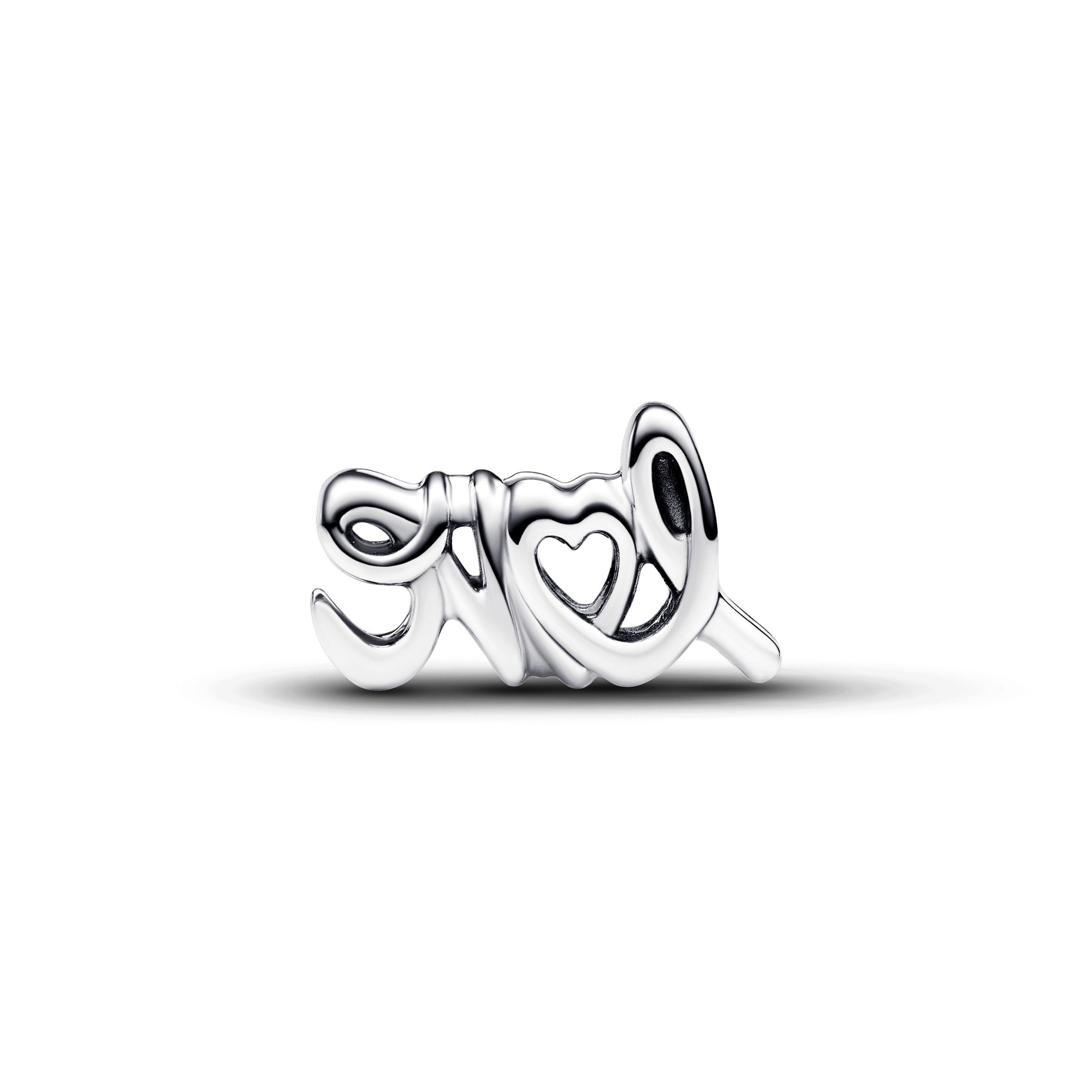 Pandora Handgeschriebene Liebe Charm - Sterling Silber Ansicht 2 – Ansicht 2