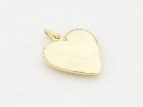 Herzförmiger Anhänger aus 333 Gold, romantisch und plastisch gestaltet, Hersteller: Juwelier Harnisch, ideal als Geschenk für besondere Anlässe.