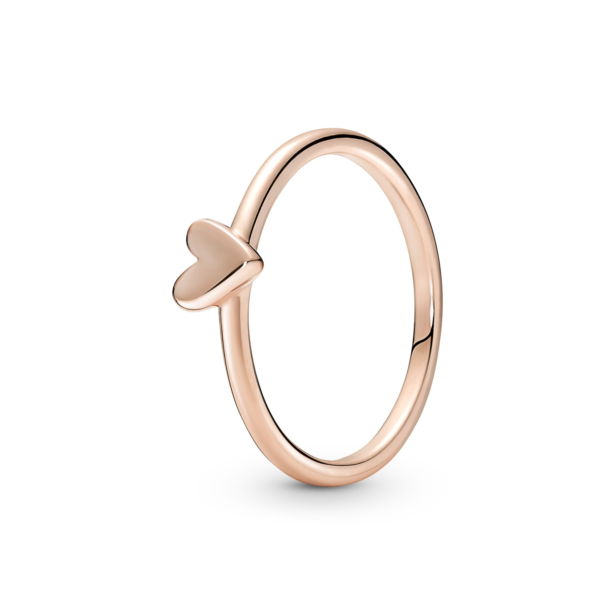 Pandora Freihand Herz Ring - Roségold vergoldet