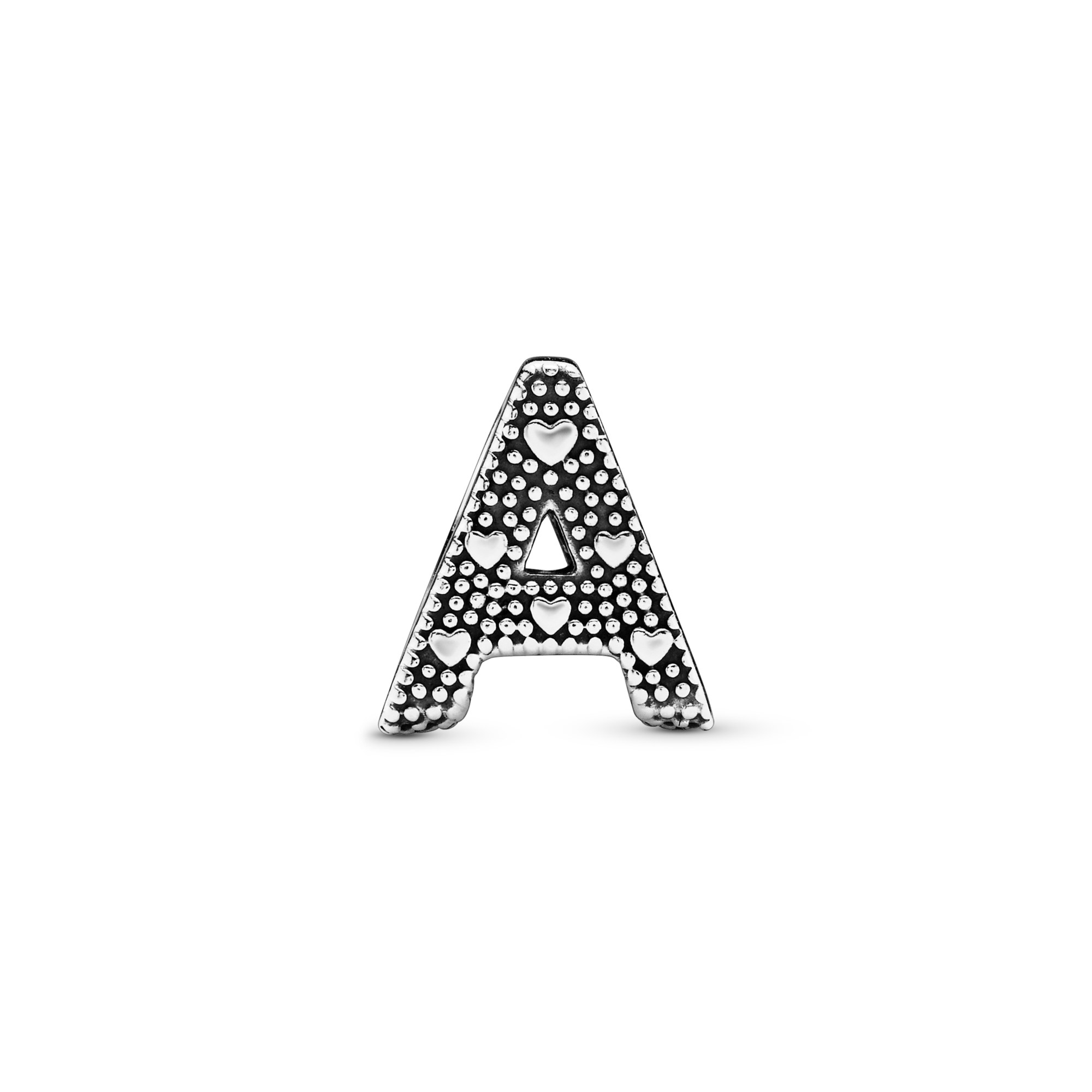 PANDORA Charm - Buchstabe A - Letter A - 925 Sterling Silber – Ansicht 2