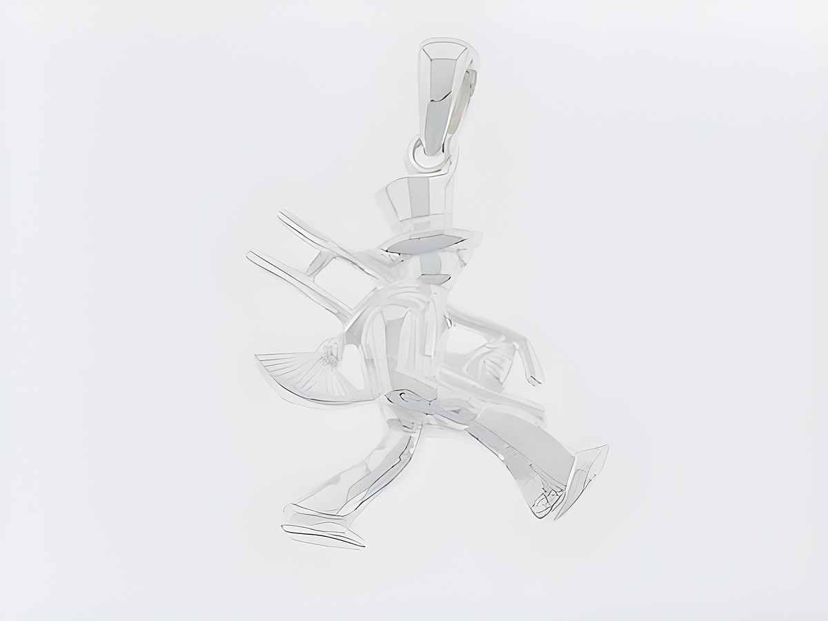 Silber Anhänger Schornsteinfeger aus hochwertigem Silber von Juwelier Harnisch als Glücksbringer gestaltet, ideal für besondere Anlässe oder zum Verschenken.