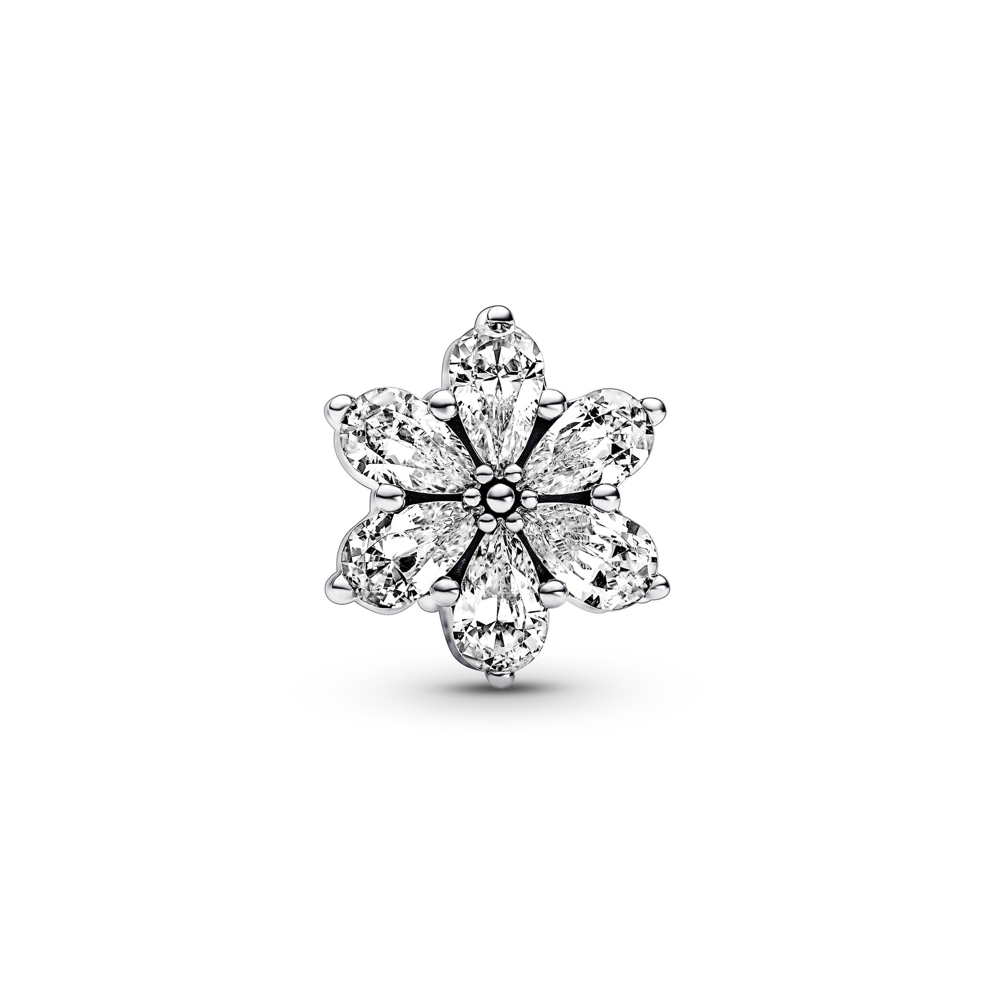 Pandora Funkelndes Herbarium Cluster Charm - Sterling Silber Ansicht 2 – Ansicht 2
