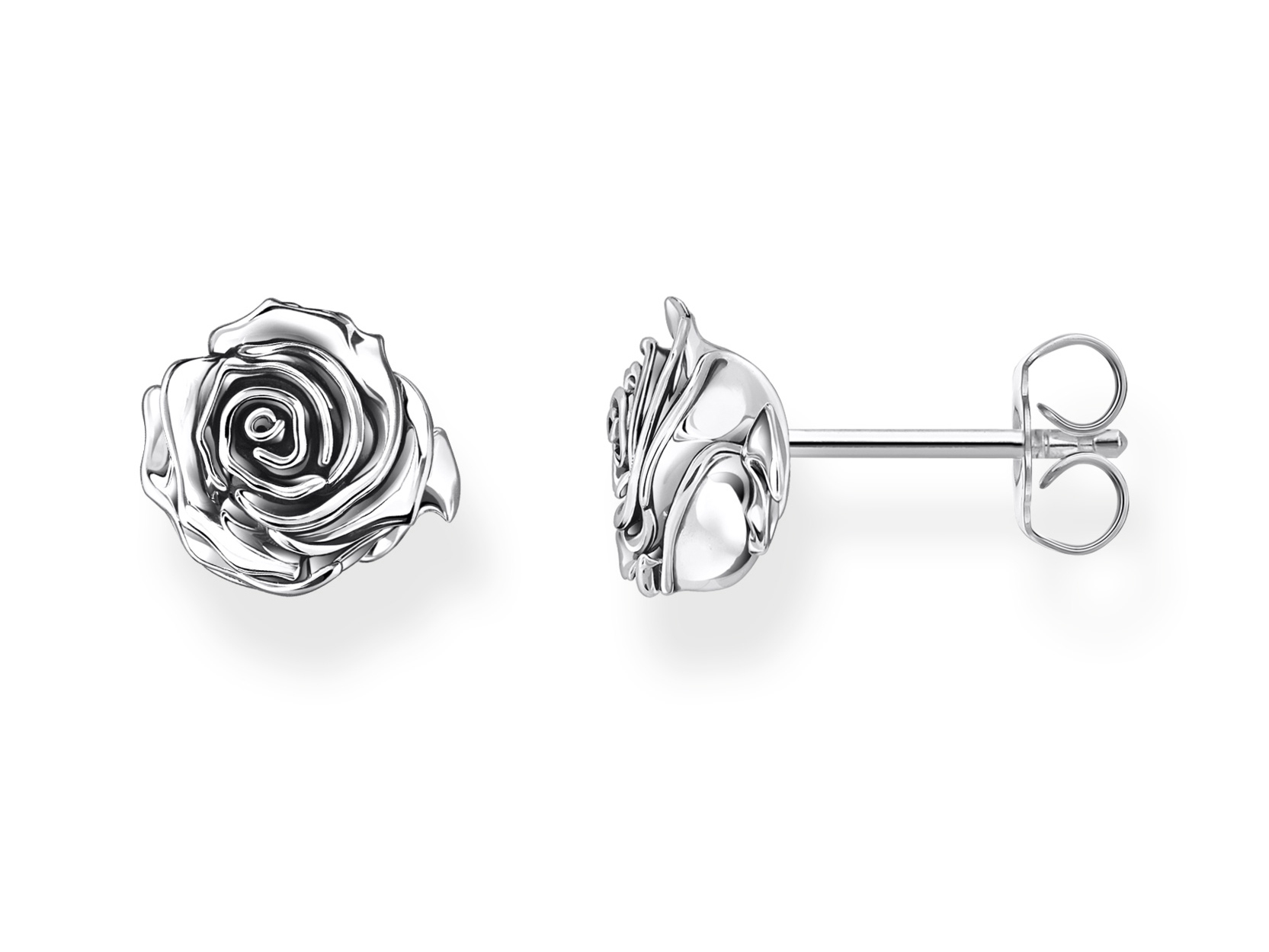 Thomas Sabo Ohrstecker H2323-637-21 - Rosen Silber - Midnight Rose Thomas Sabo Ohrstecker H2323-637-21 aus Silber in Rosenform, elegant und verspielt gestaltet, ideal für besondere Anlässe oder den Alltag, zeitloses Design in Midnight Rose.
