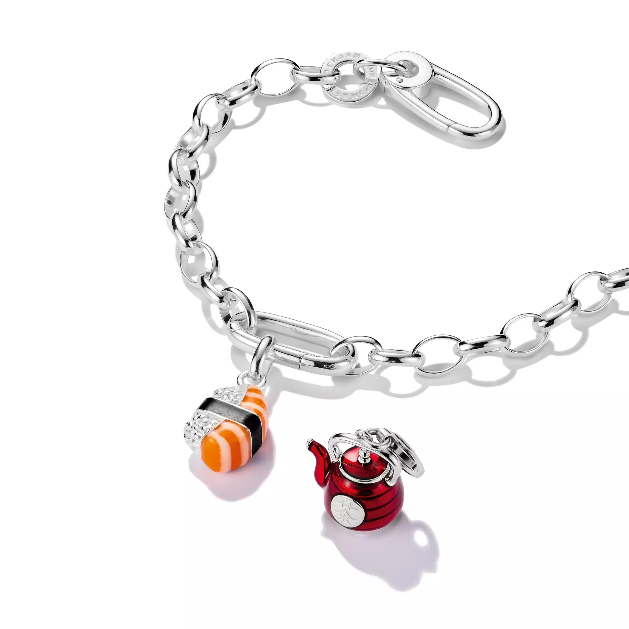 Thomas Sabo Connect - Tokyo Crush Charm Sushi - Sterling Silber, Kaltemail - Bunt - Charm mit Öse – Ansicht 2