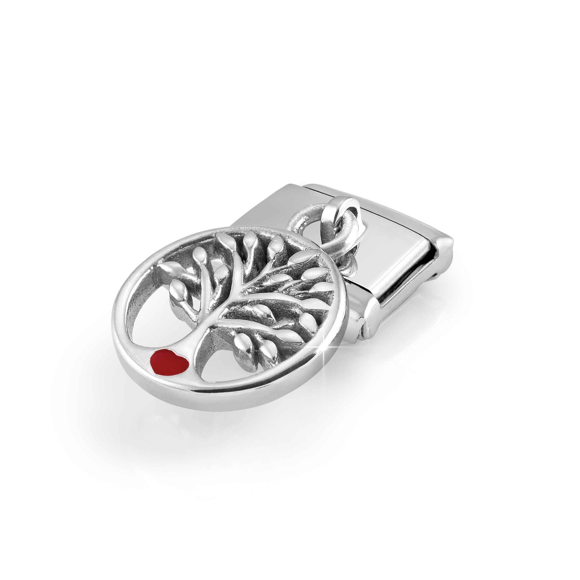 Nomination Composable Classic Charm Baum des Lebens - Edelstahl, Sterling Silber, Emaille – Ansicht 3
