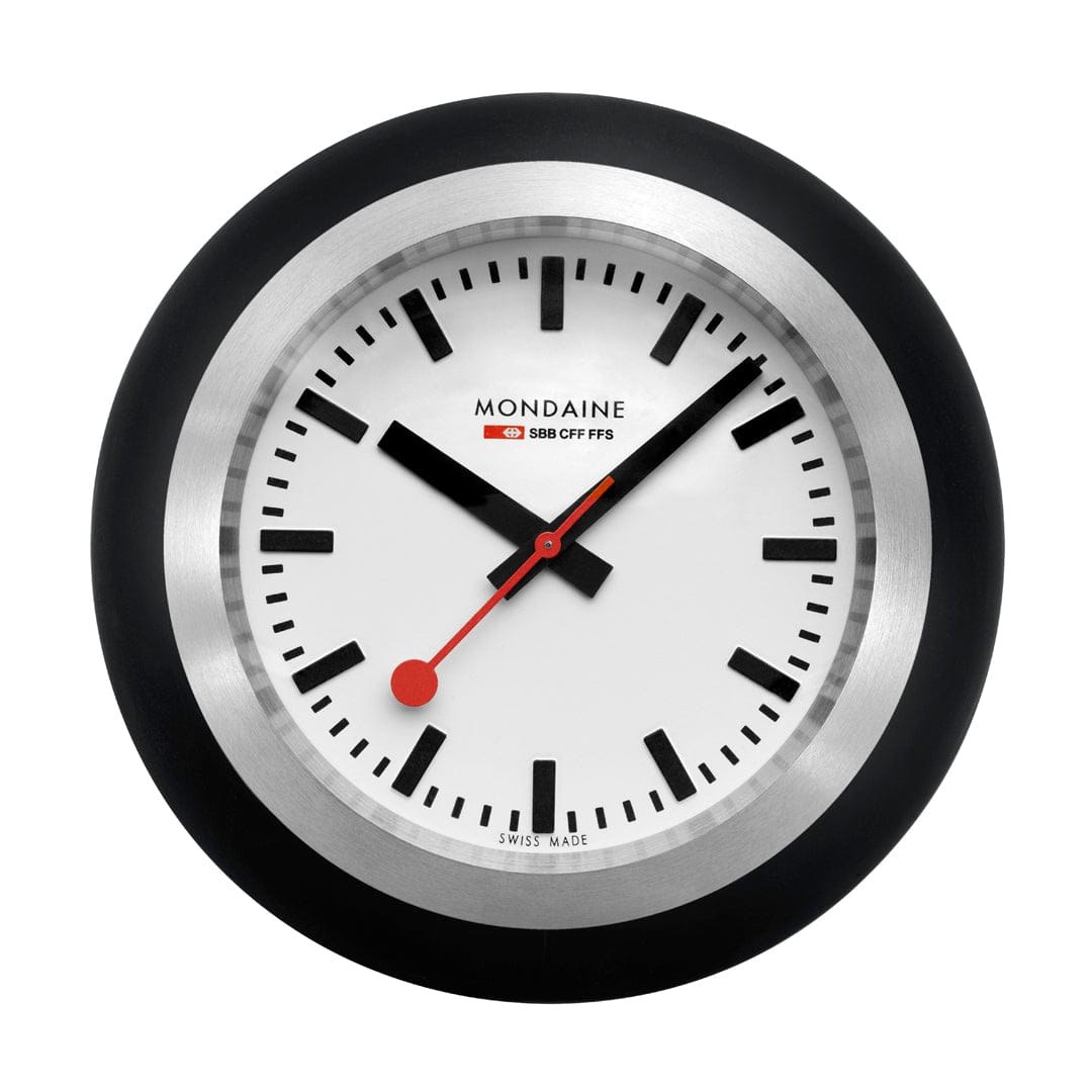 Mondaine Tischuhr Schwarz - Clocks - 6 cm – Ansicht 3