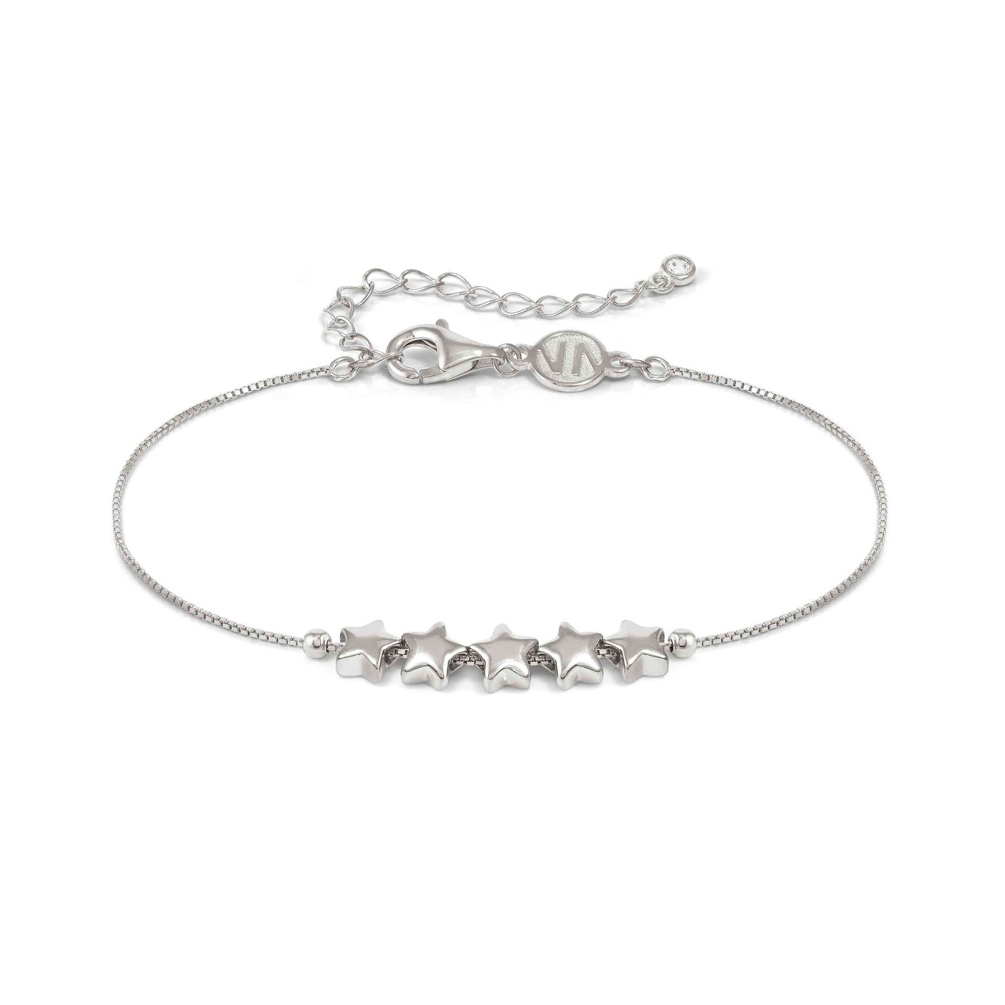 Nomination Sterling Silber - Stern - rhod. Armband - Armonica – fünf Sterne – 15-19 cm – Ansicht 2
