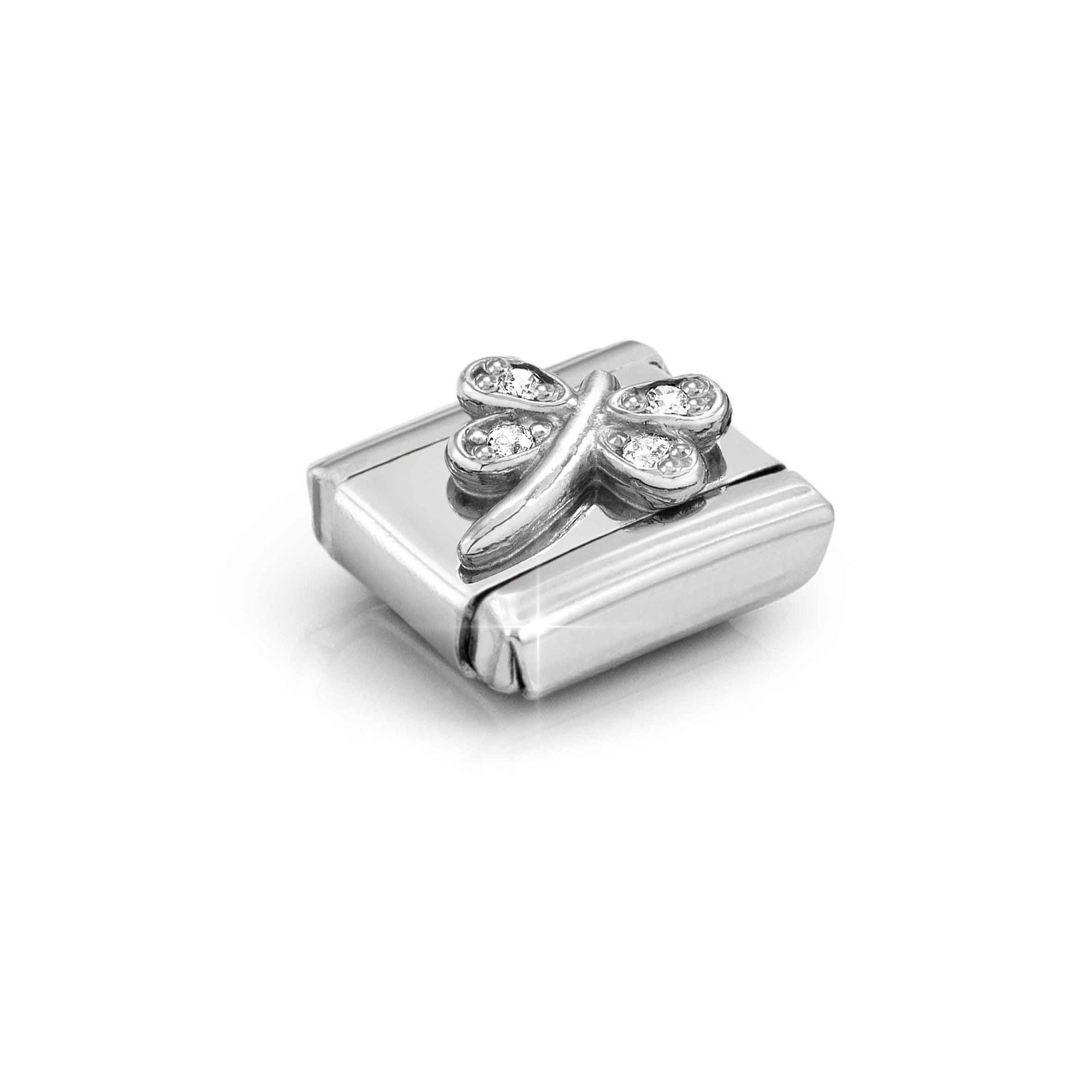 Nomination Composable Classic Charm Libelle weiß - Edelstahl, Sterling Silber, Zirkonia – Ansicht 4