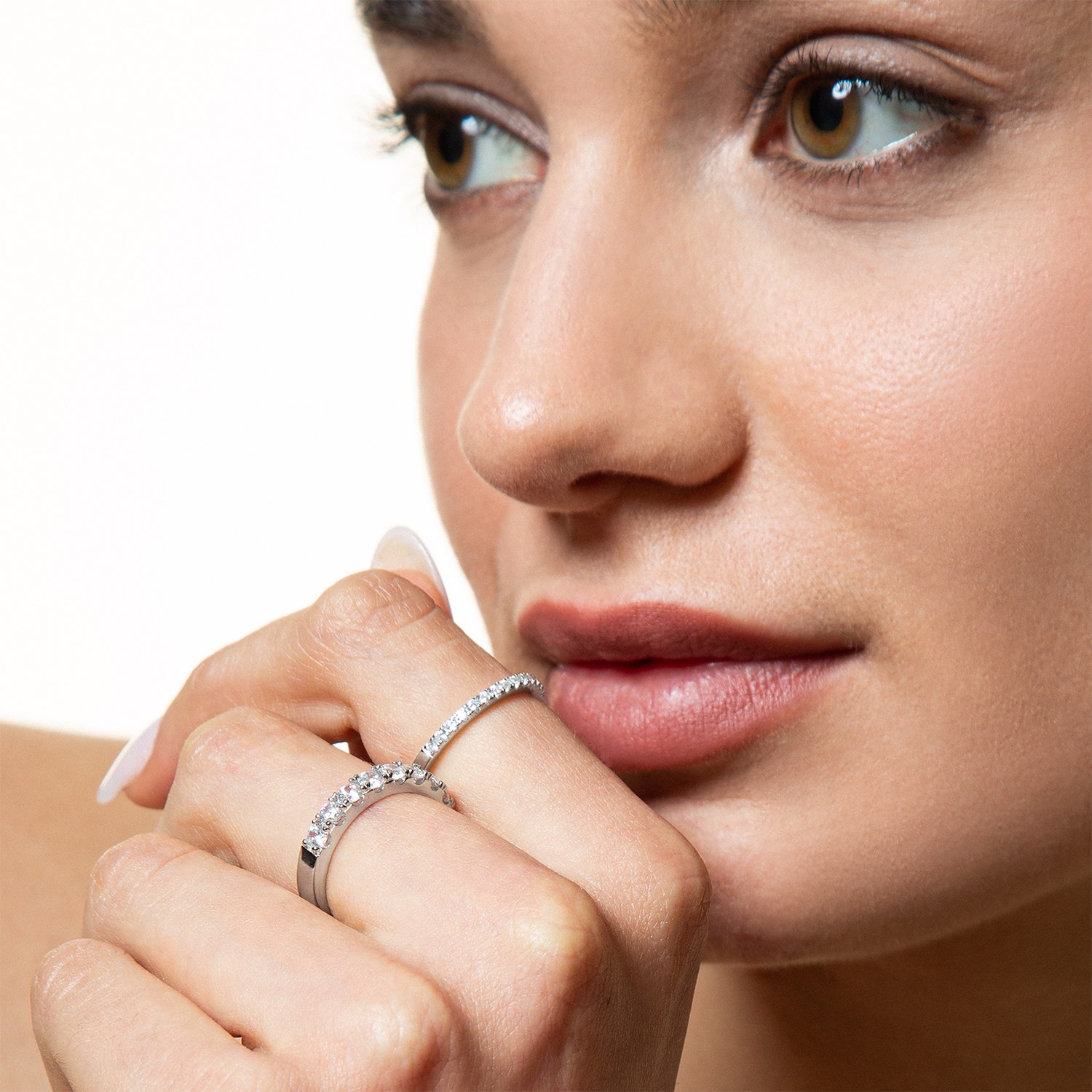 XENOX Sterling Silber Ring - KRAPPE SILBER – Ansicht 2