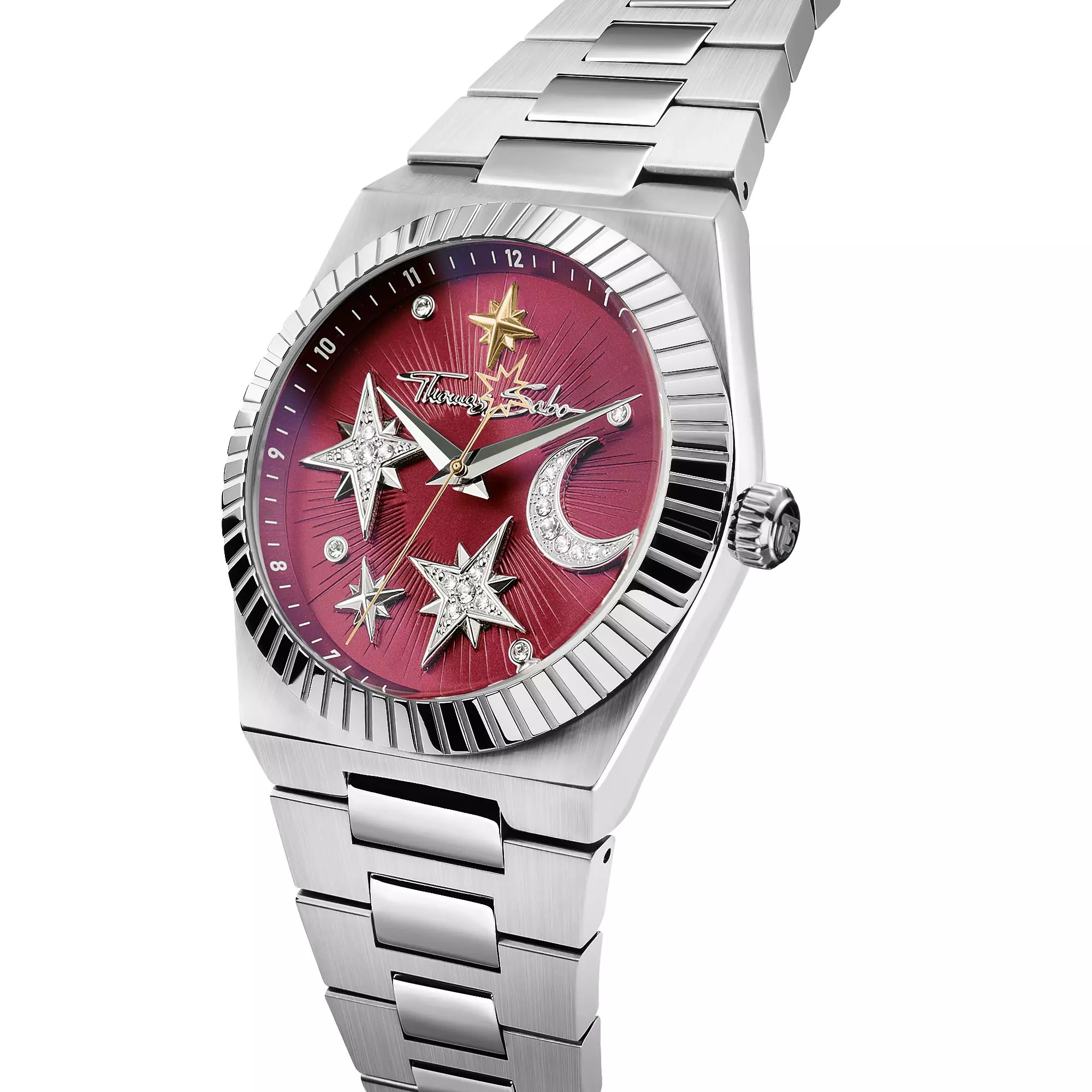 Thomas Sabo Uhr WA0466-201-212 Mond und Sterne - Edelstahl - 39 mm – Ansicht 3
