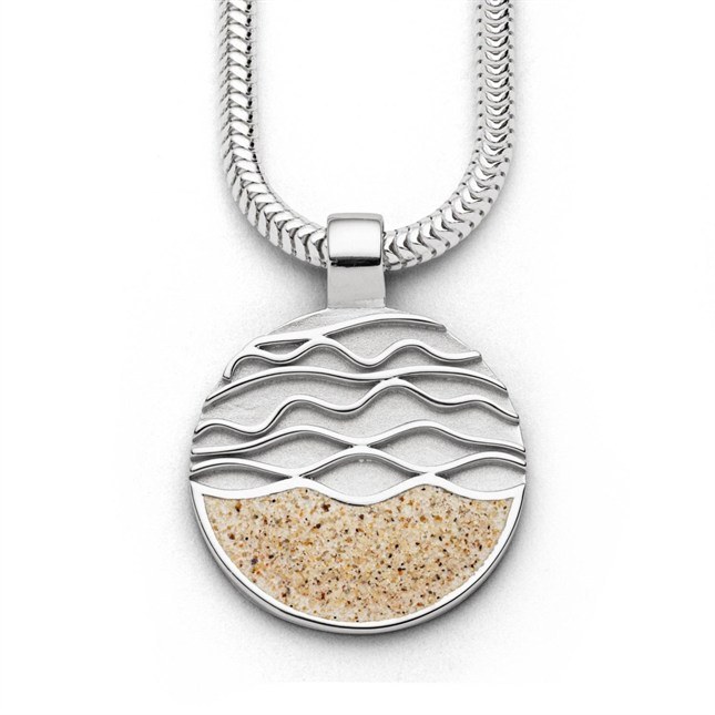 DUR Anhänger Strandwellen - P3033 - Sterling Silber – Ansicht 2