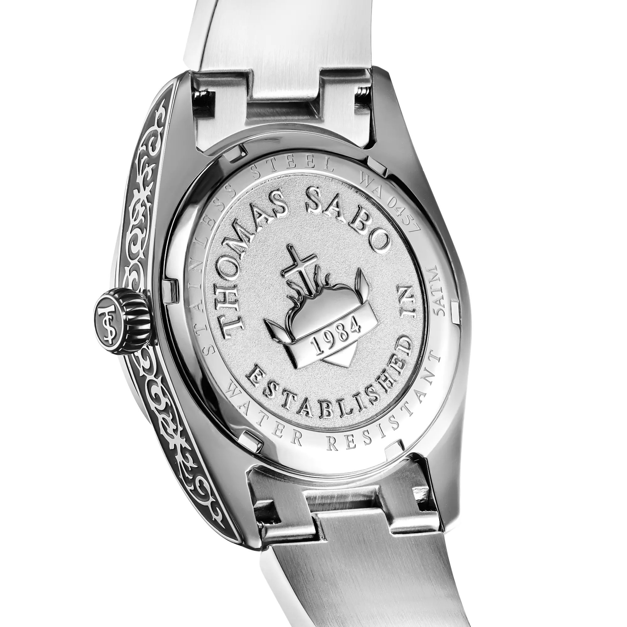 Thomas Sabo Uhr WA0457-201-203 Western-Ornamente - Edelstahl - 40 mm – Ansicht 3